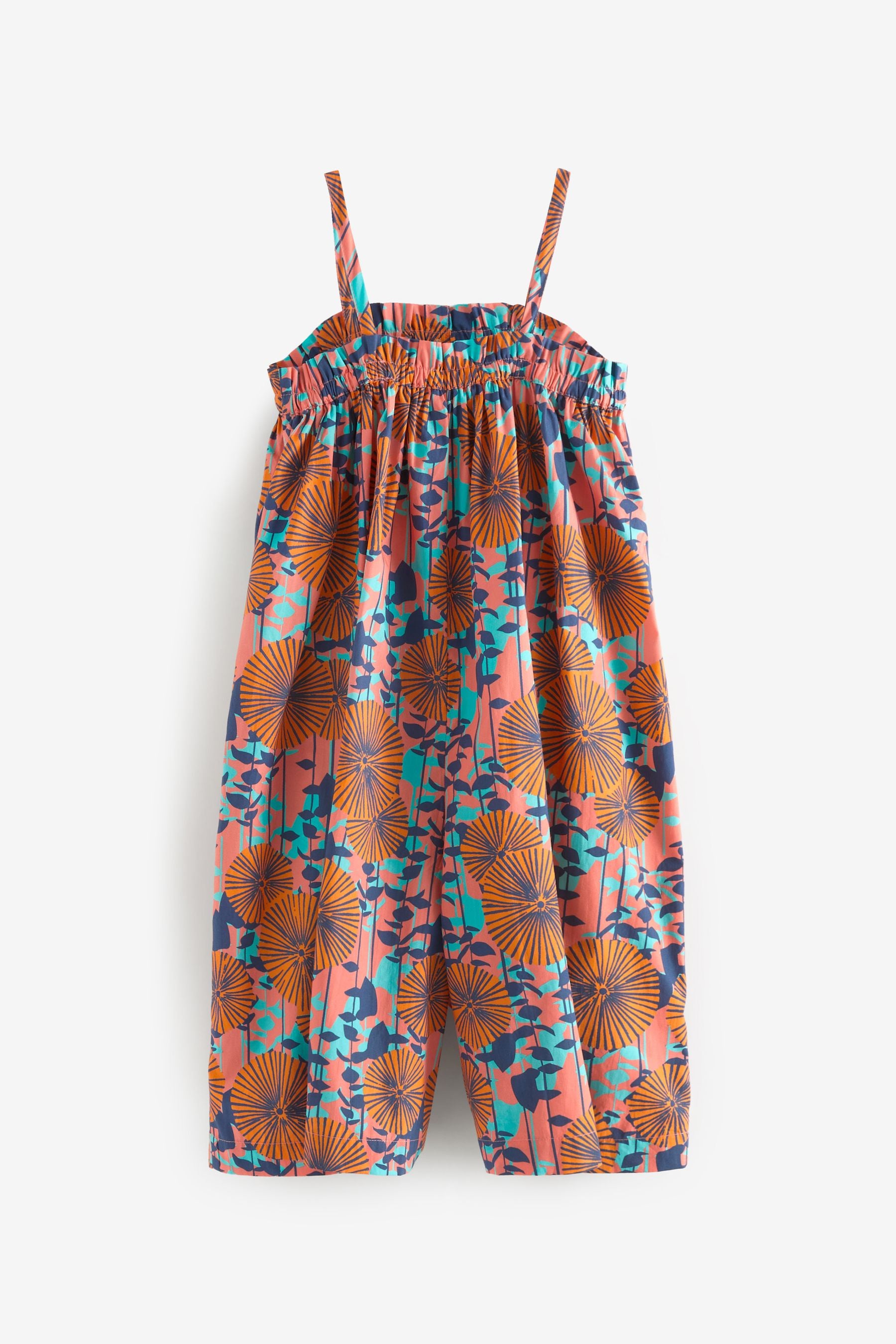 Rust Floral Jumpsuit (3-16yrs)