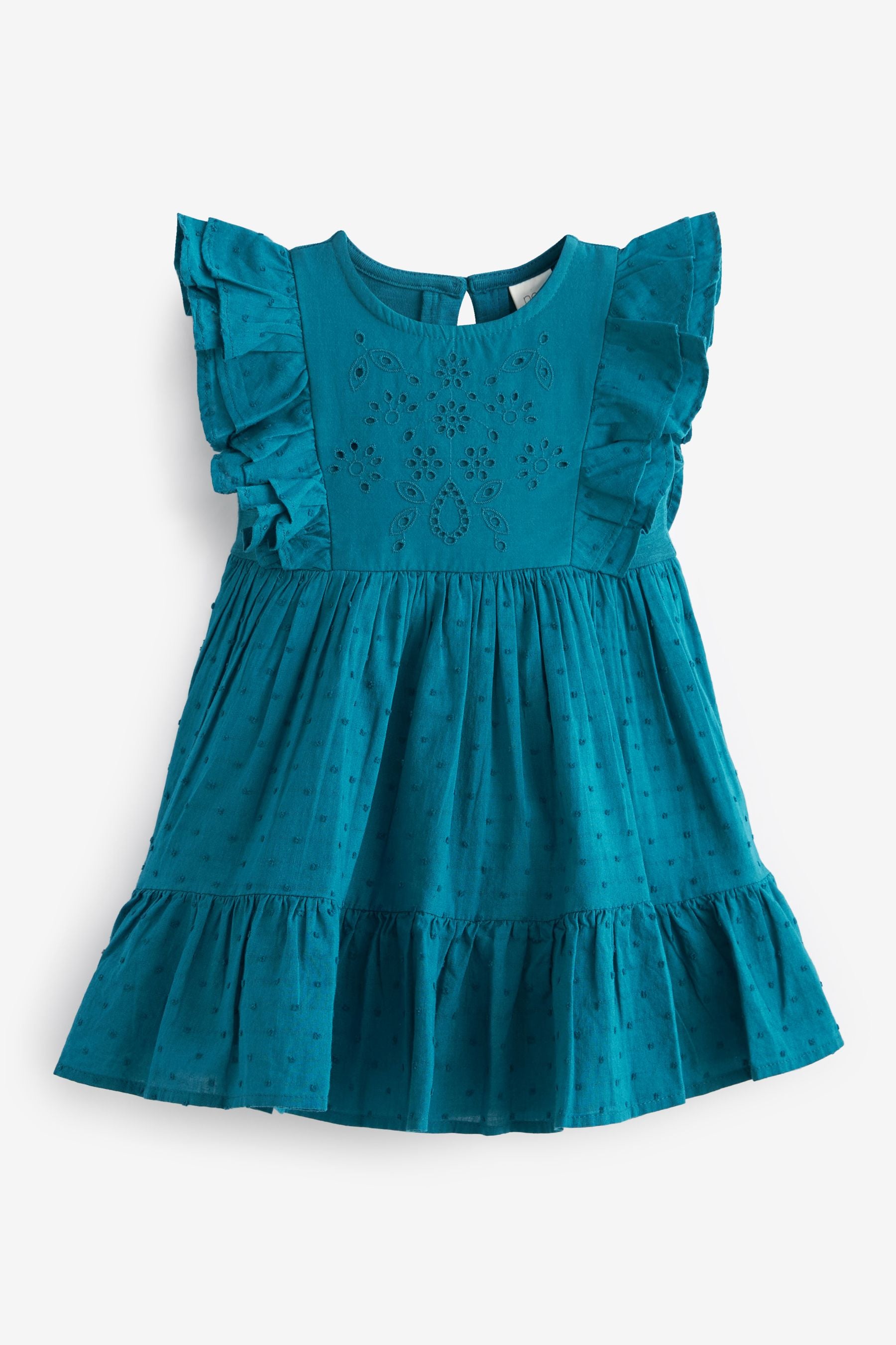 Teal Blue Cotton Sundress (3mths-7yrs)