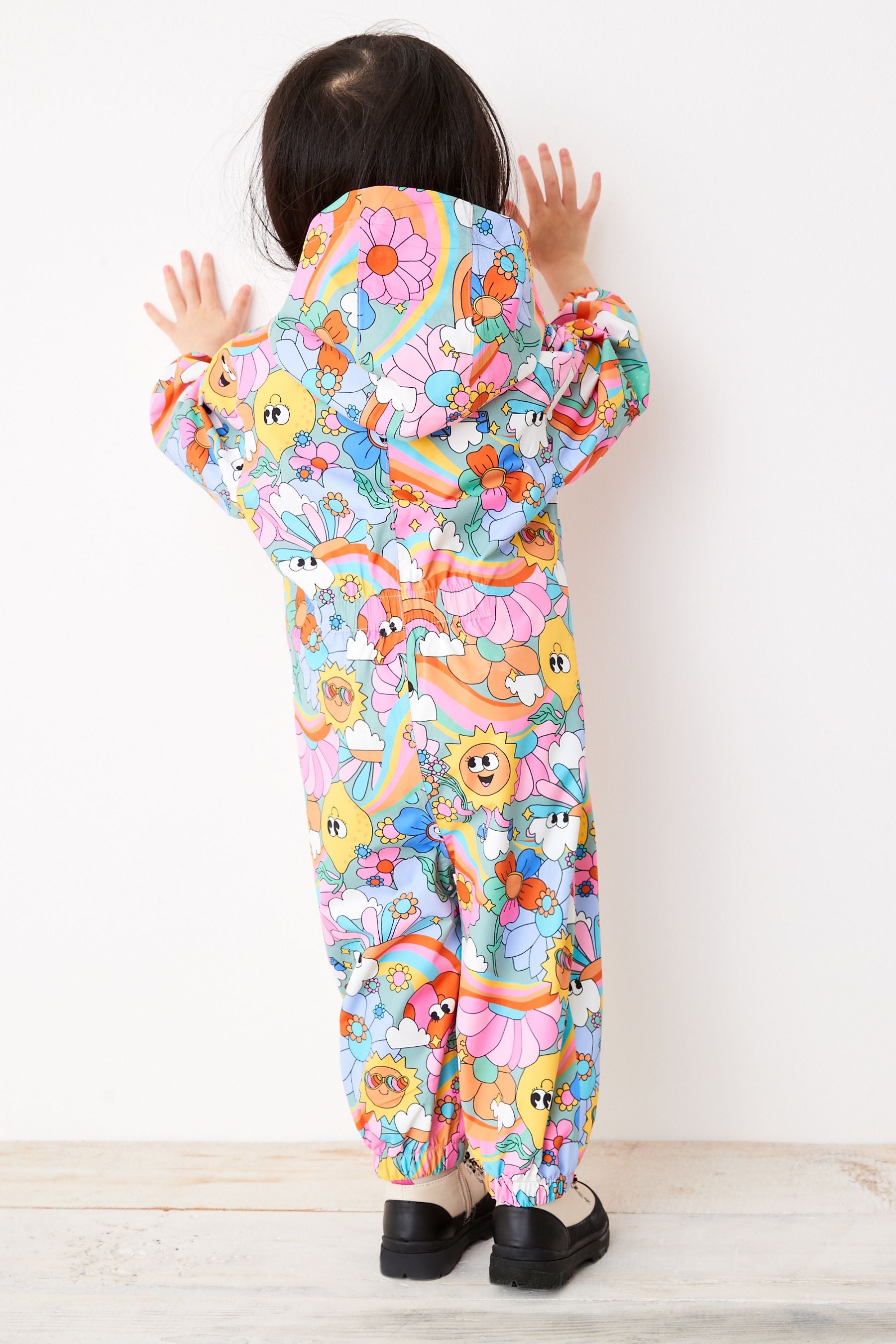 Multi Printed Waterproof Printed Puddlesuit (3mths-7yrs)