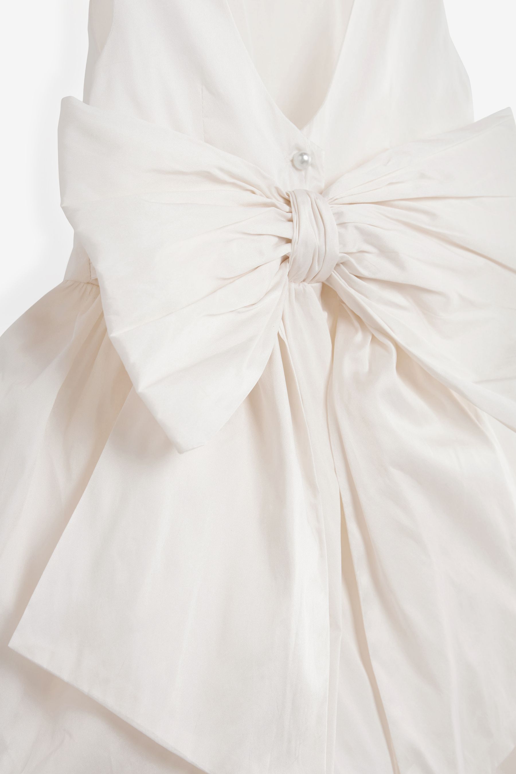 Cream Taffeta Occasion Dress (3-16yrs)