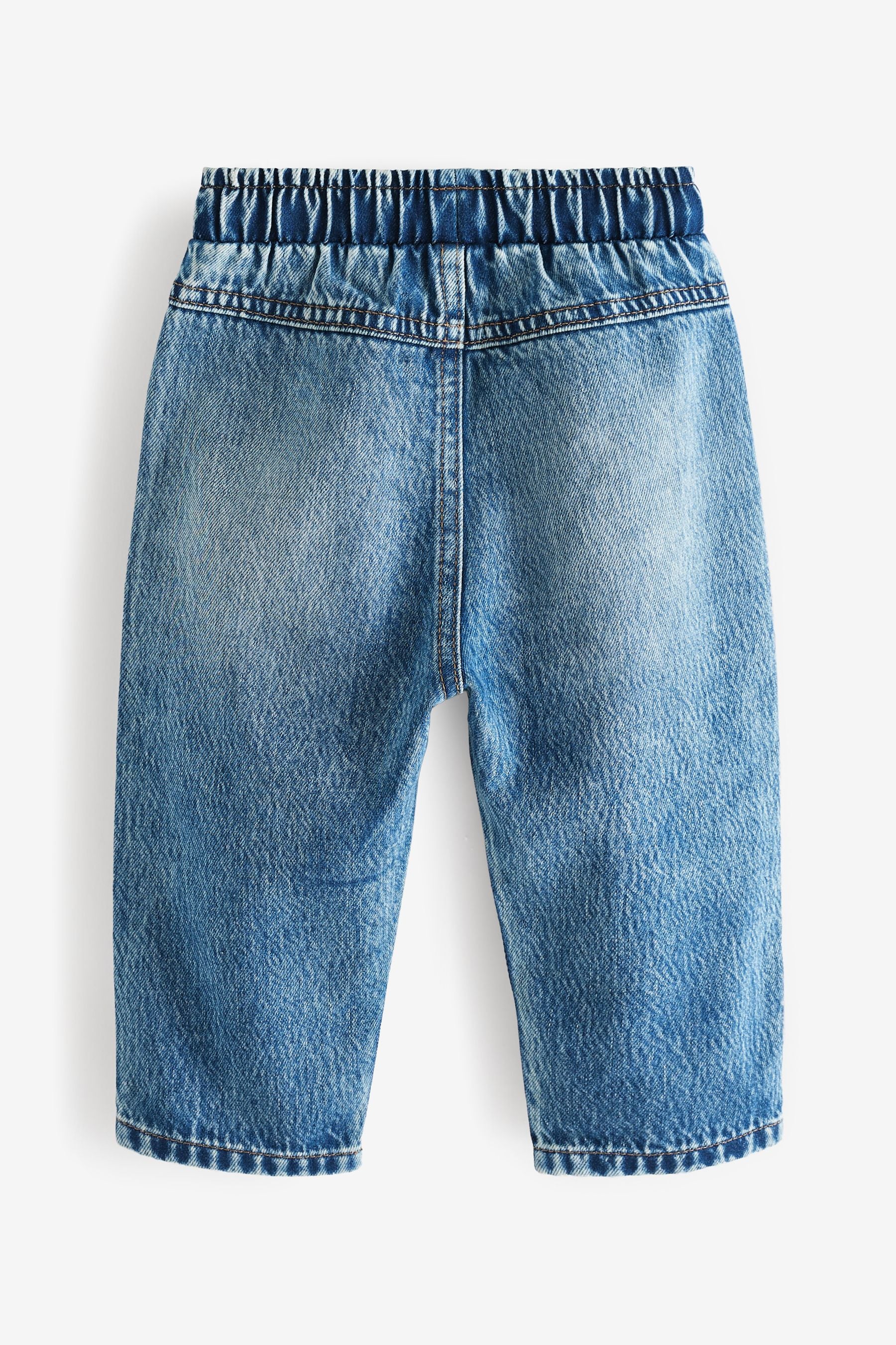 Tint Blue Pull-On TENCEL Distressed Jeans (3mths-7yrs)