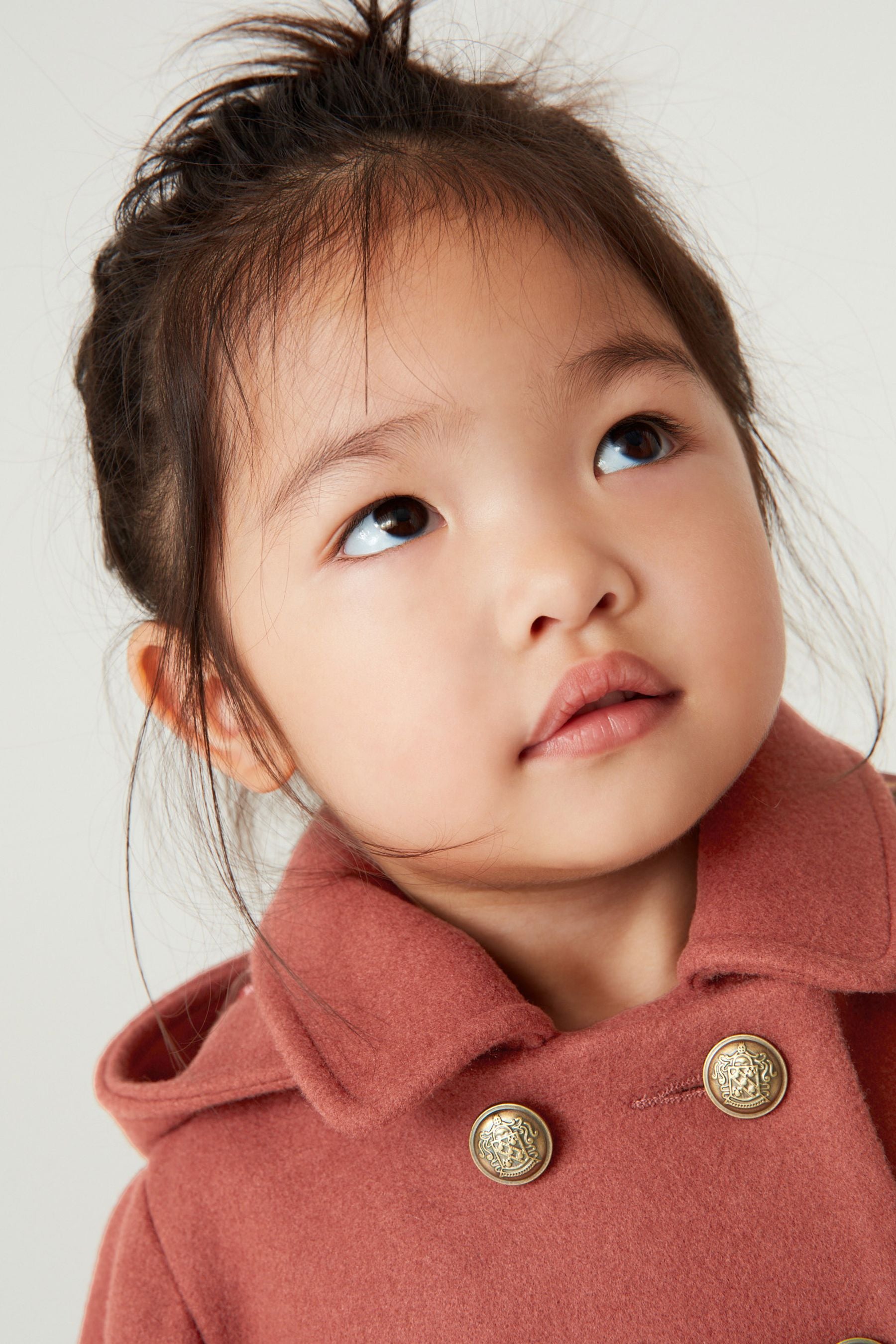 Rust Next Military Style Coat With Wool Mix (3mths-10yrs)