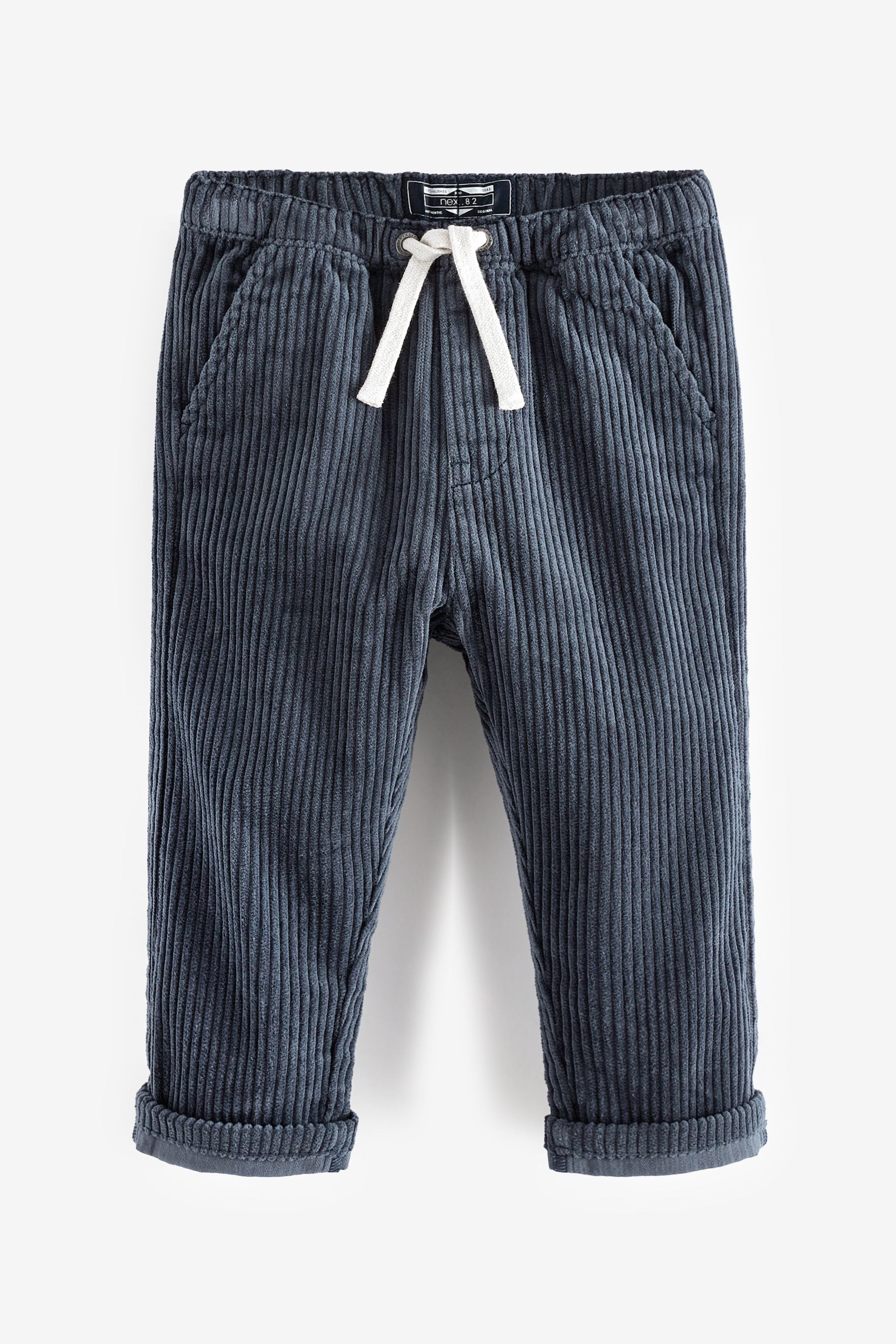 Indigo Blue Cord Pull-On Trousers (3mths-7yrs)