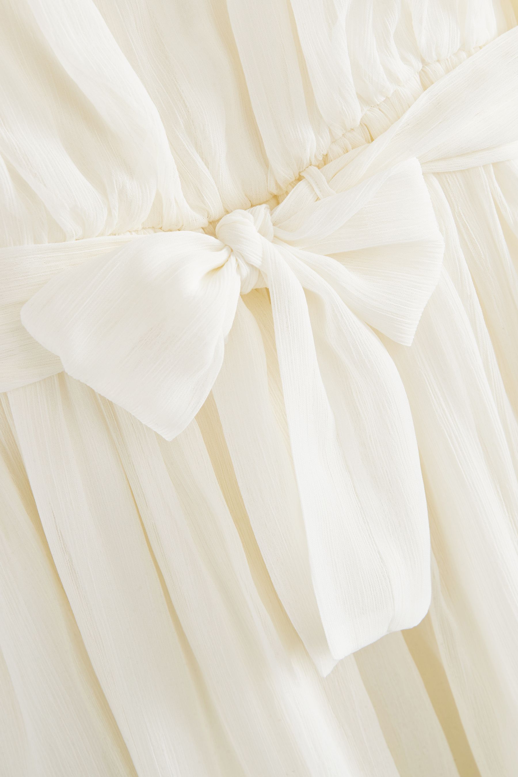 Cream Chiffon Party Dress (3-16yrs)