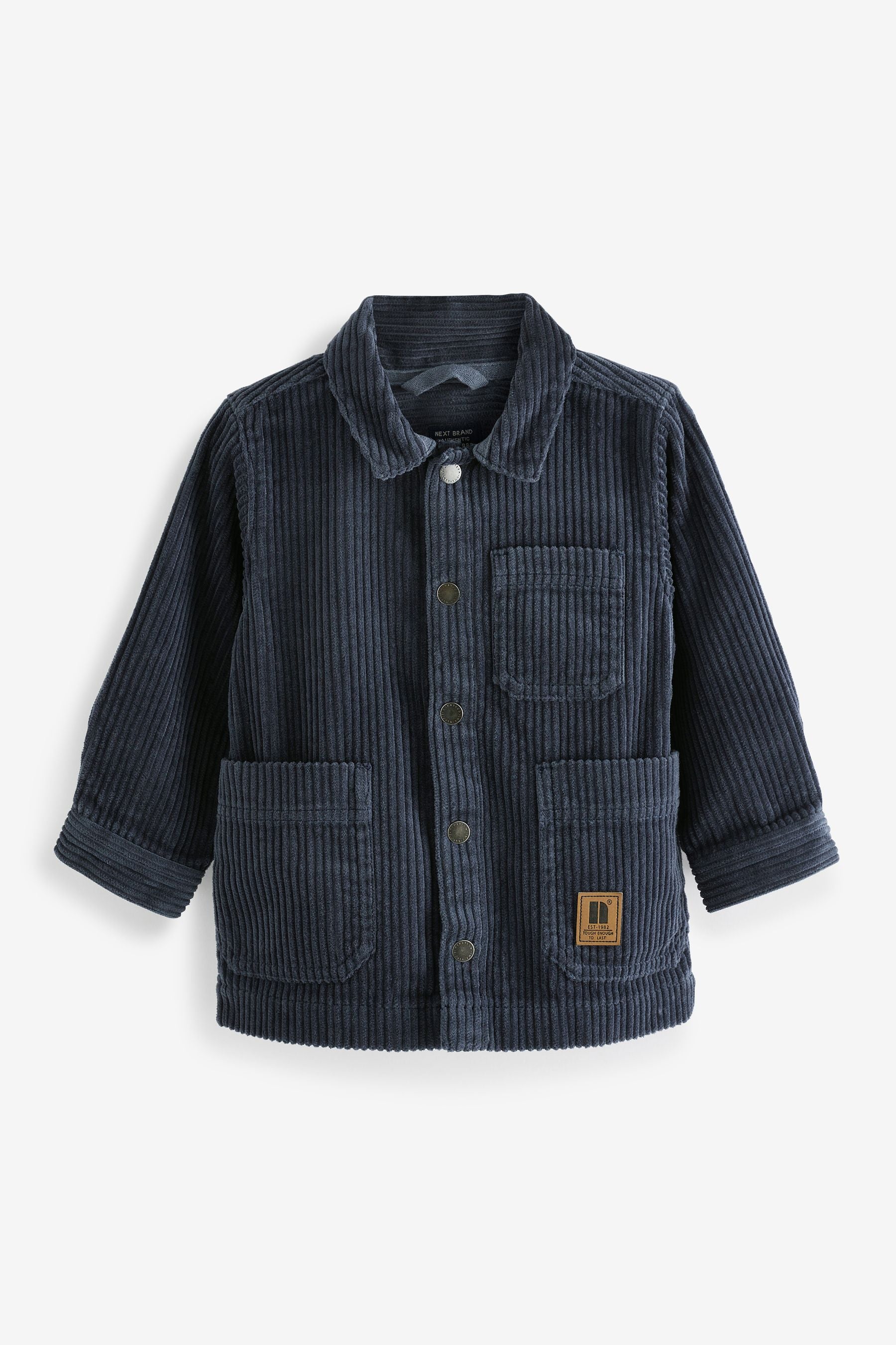 Indigo Blue Jumbo Cord Shacket (3mths-9yrs)