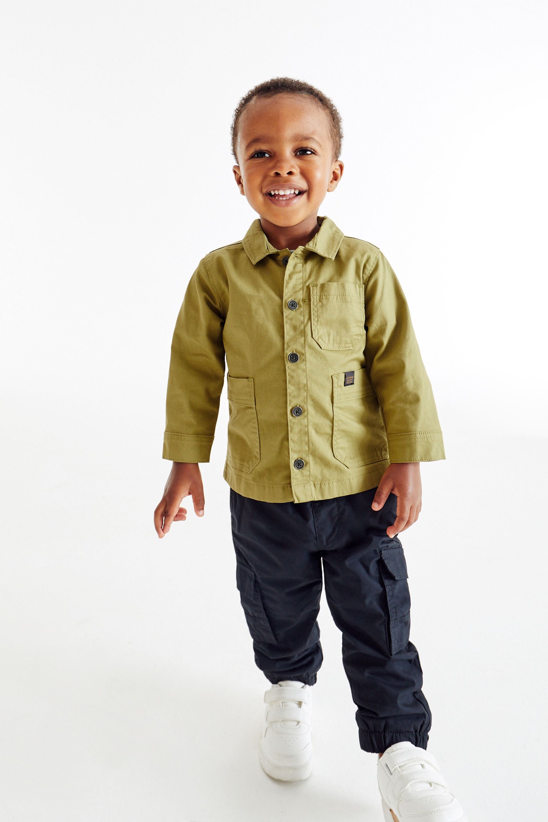 Olive Green Shacket (3mths-9yrs)