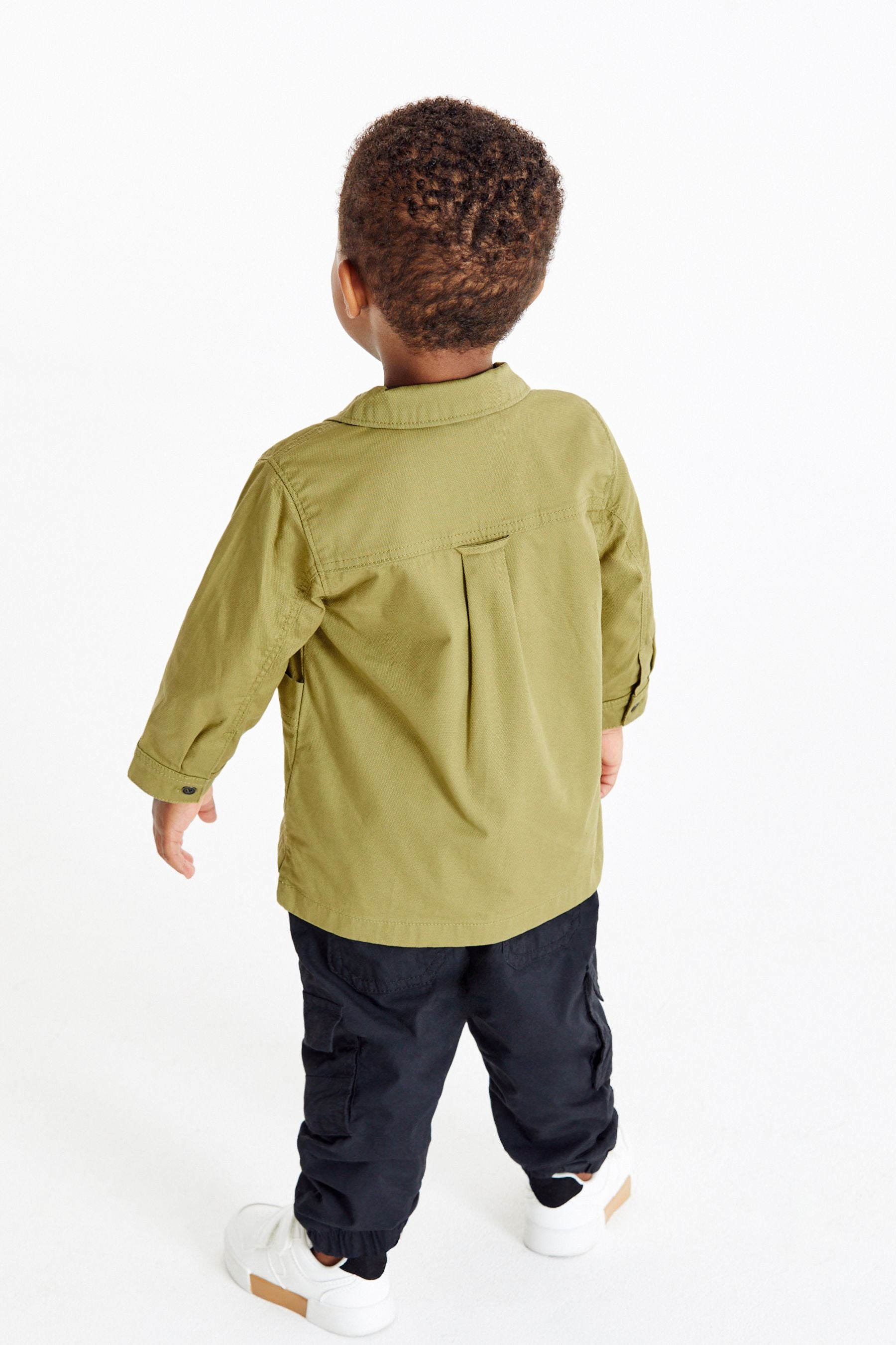 Olive Green Shacket (3mths-9yrs)