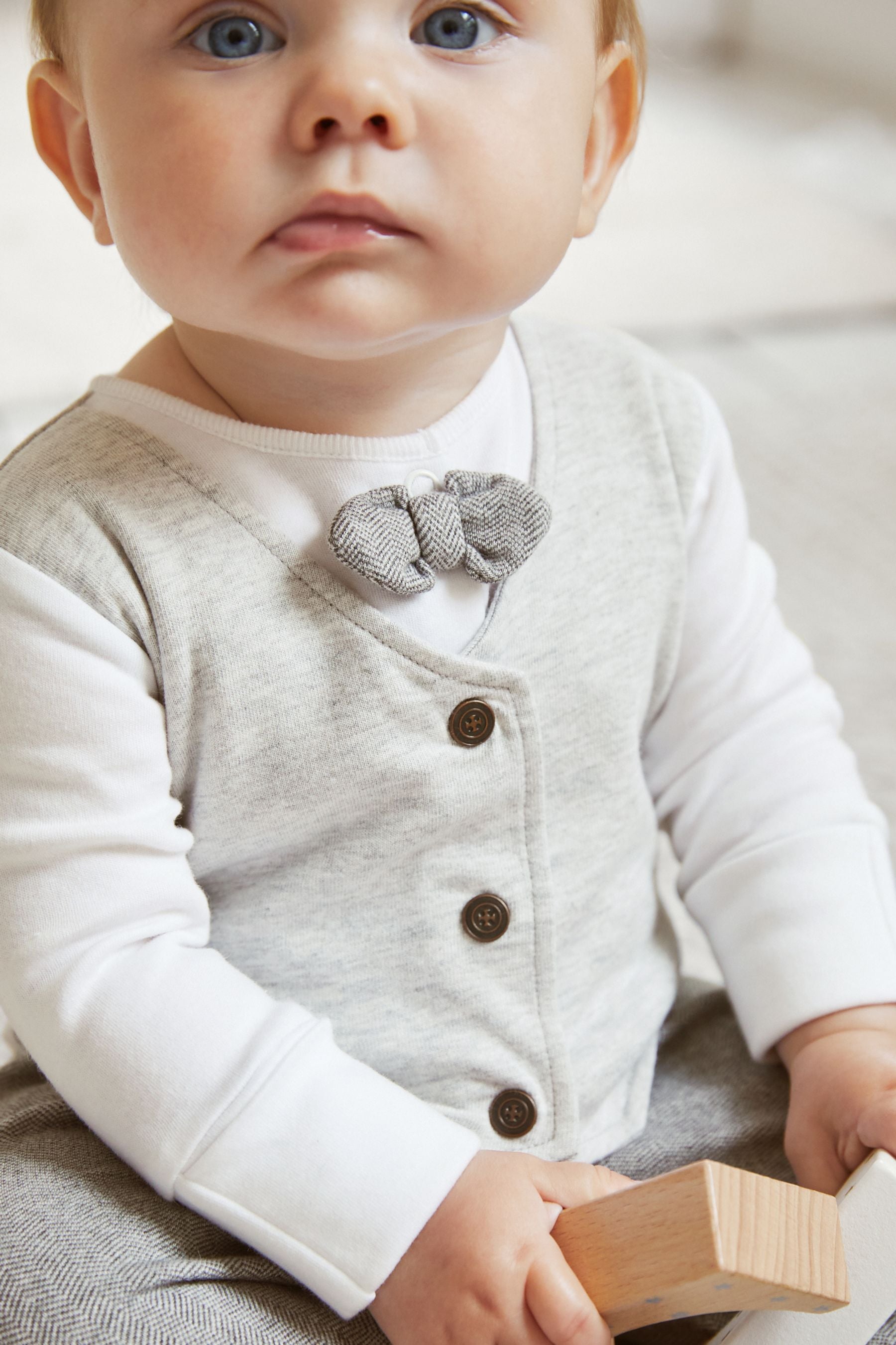 Grey Sleepsuit Smart Single Sleepsuit (0mths-2yrs)