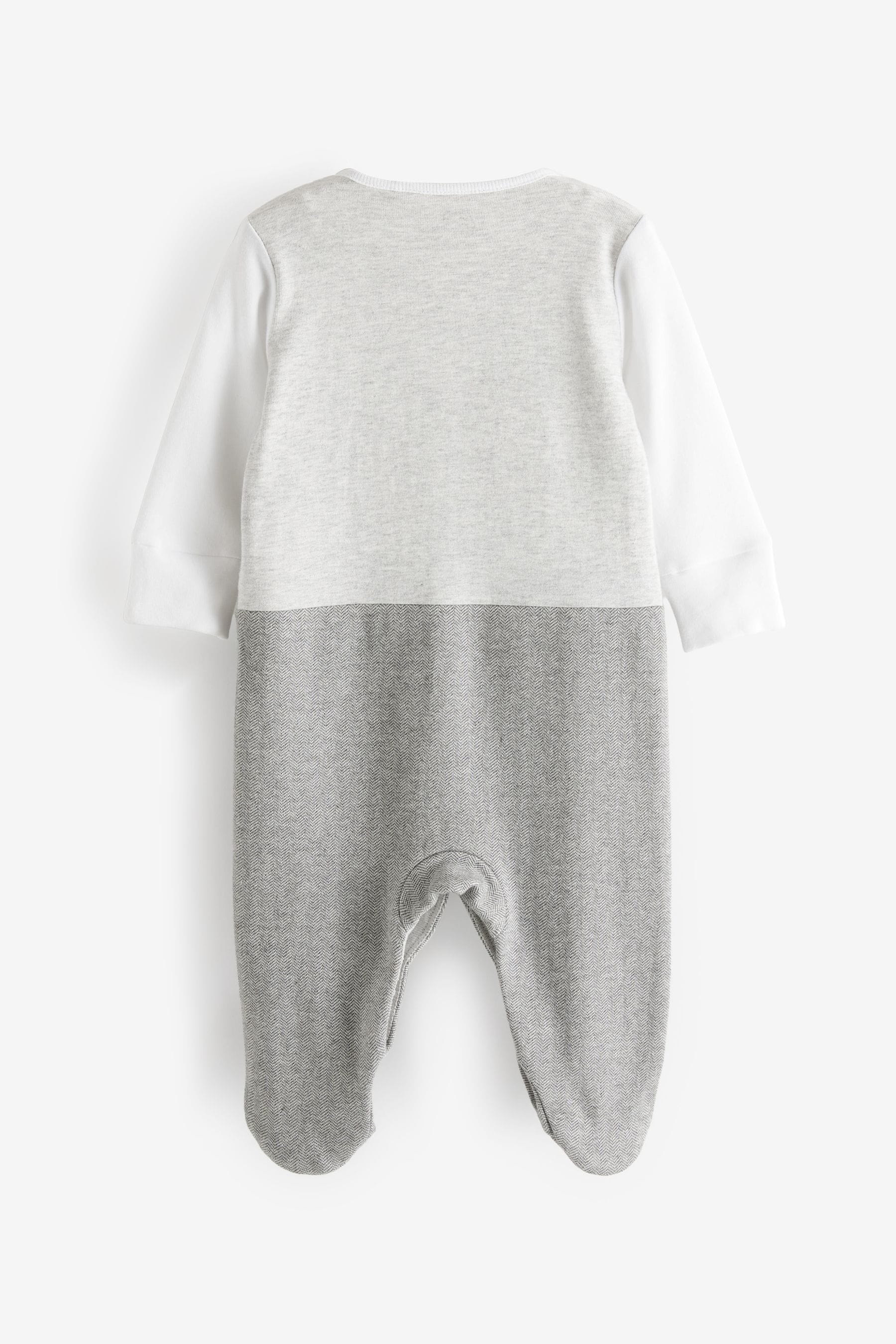 Grey Sleepsuit Smart Single Sleepsuit (0mths-2yrs)