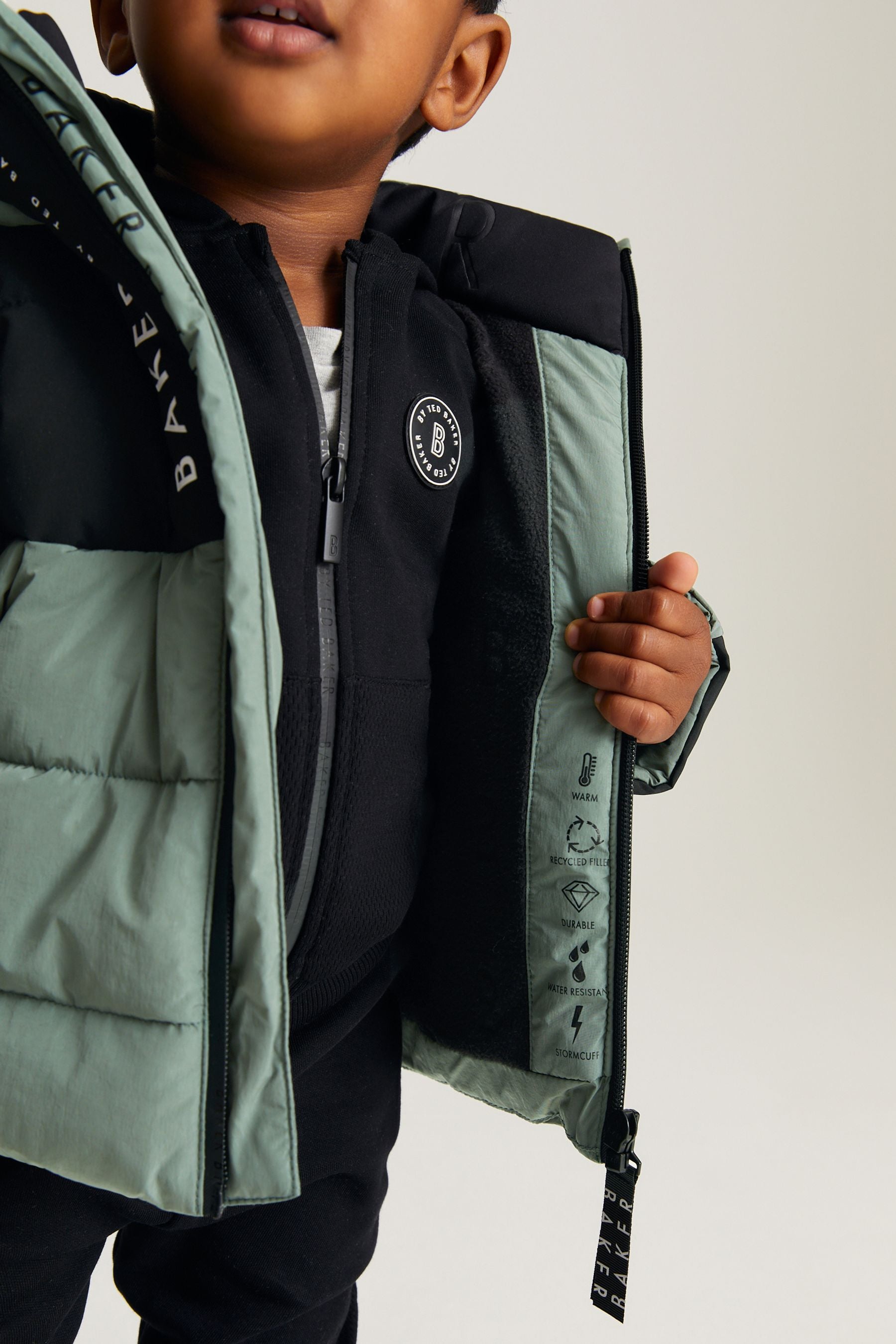 Baker by Ted Baker Green Padded Jacket