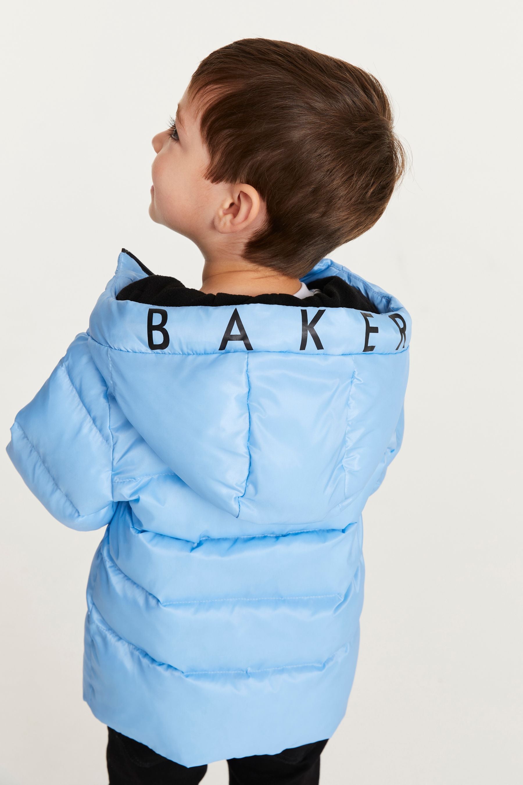 Baker by Ted Baker Light Blue High Shine Jacket