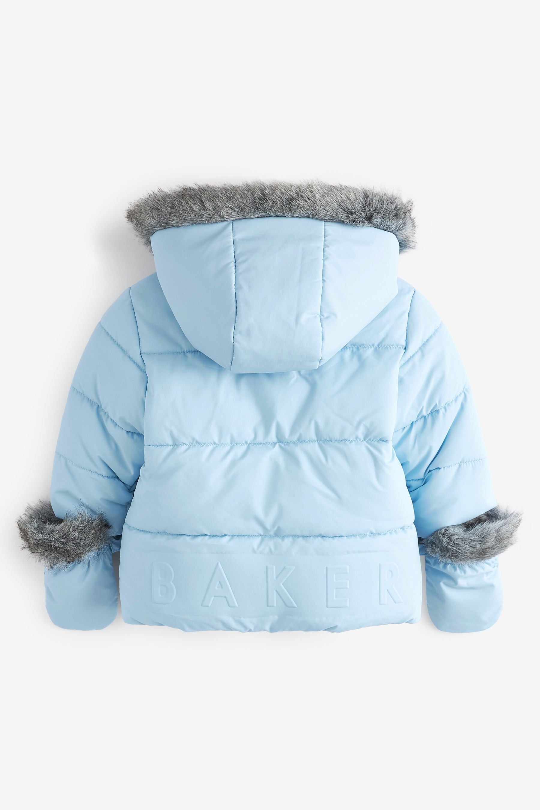 Light Blue Baker by Ted Baker Shower Resistant Padded Coat