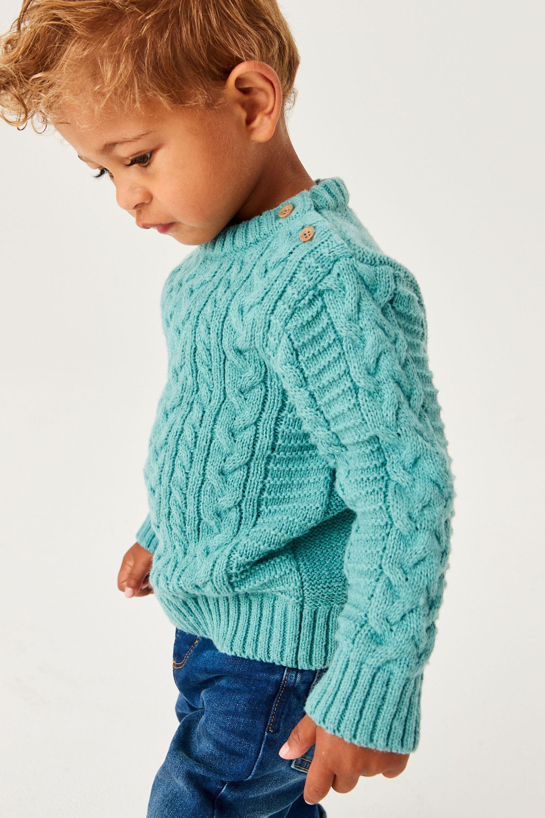 Minerals Cable Crew Jumper (3mths-7yrs)