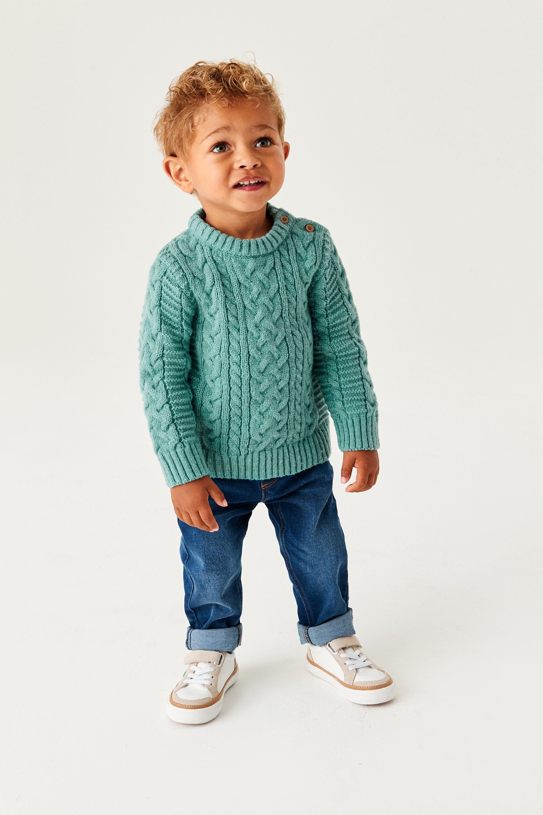 Minerals Cable Crew Jumper (3mths-7yrs)