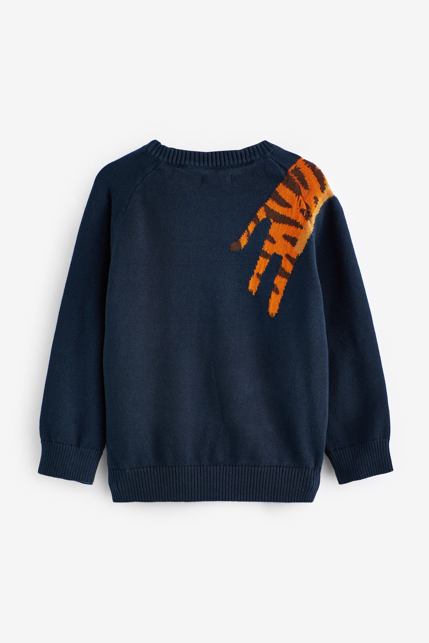 Navy Blue Safari Character Jumper (3mths-7yrs)