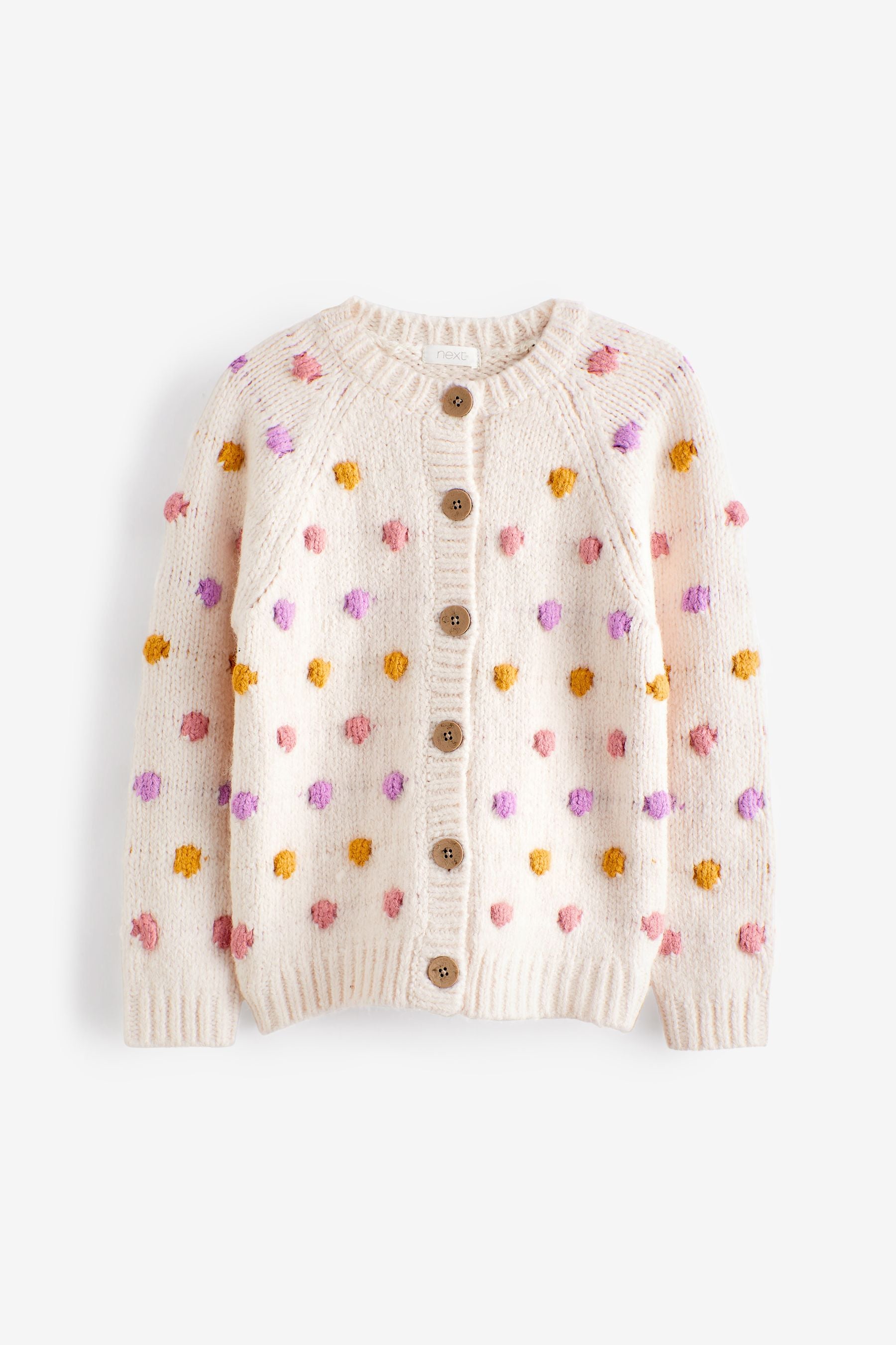 Ecru Marl Chunky Cardigan (3mths-10yrs)