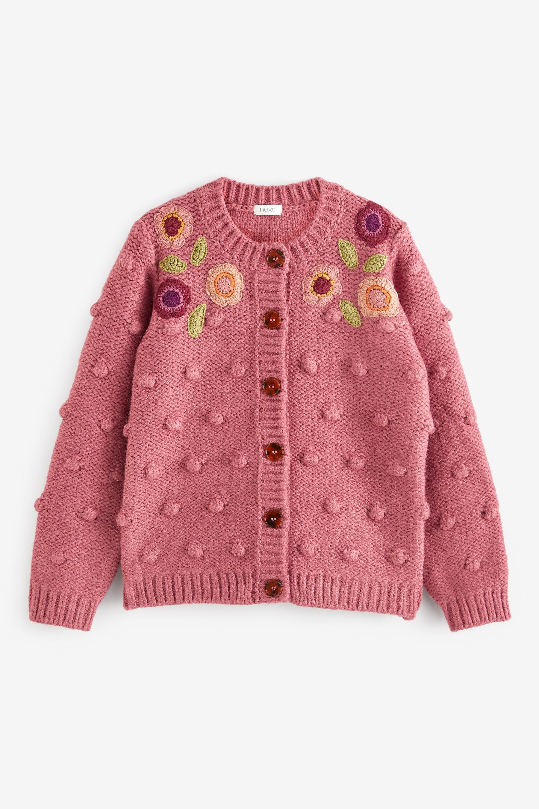 Pink Chunky Cardigan (3mths-10yrs)