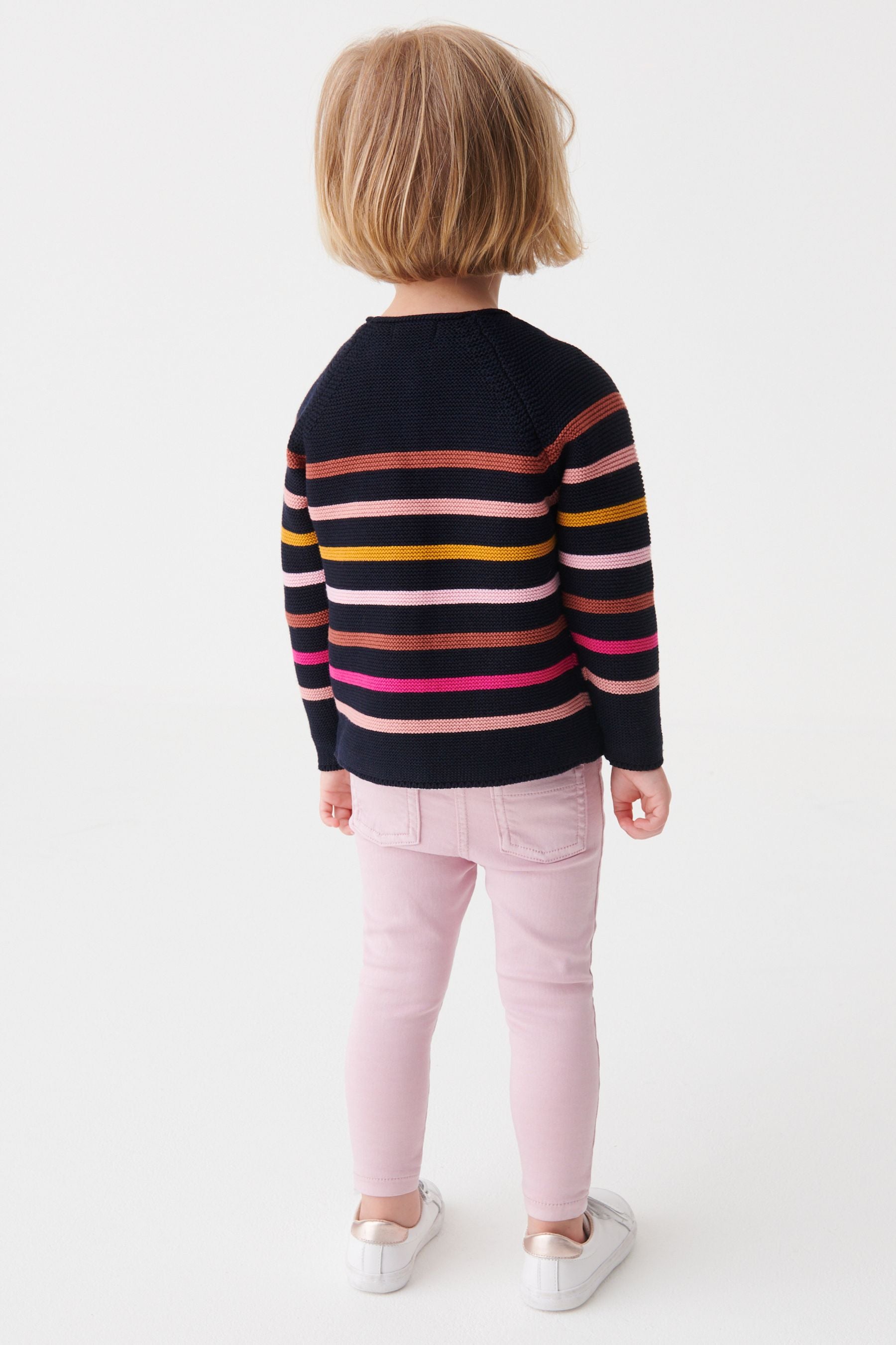 Navy Stripe Cardigan (3mths-10yrs)