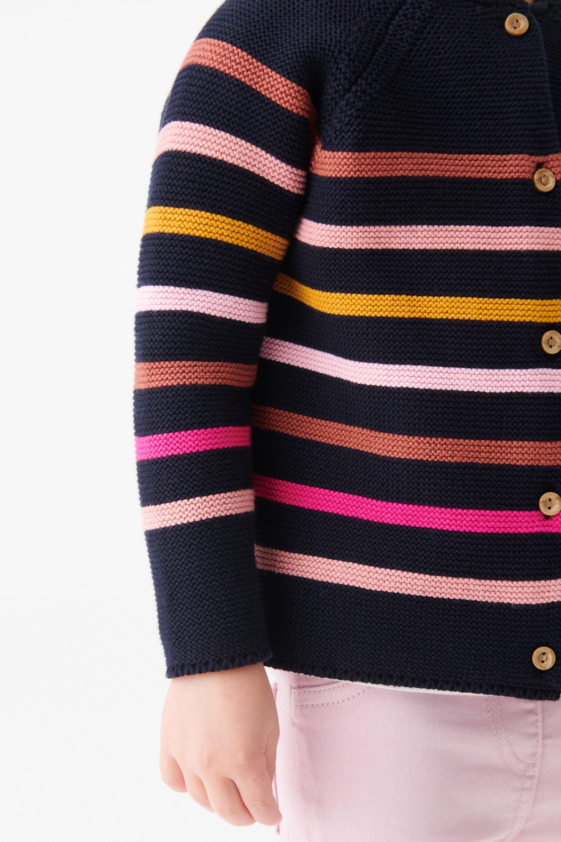 Navy Stripe Cardigan (3mths-10yrs)