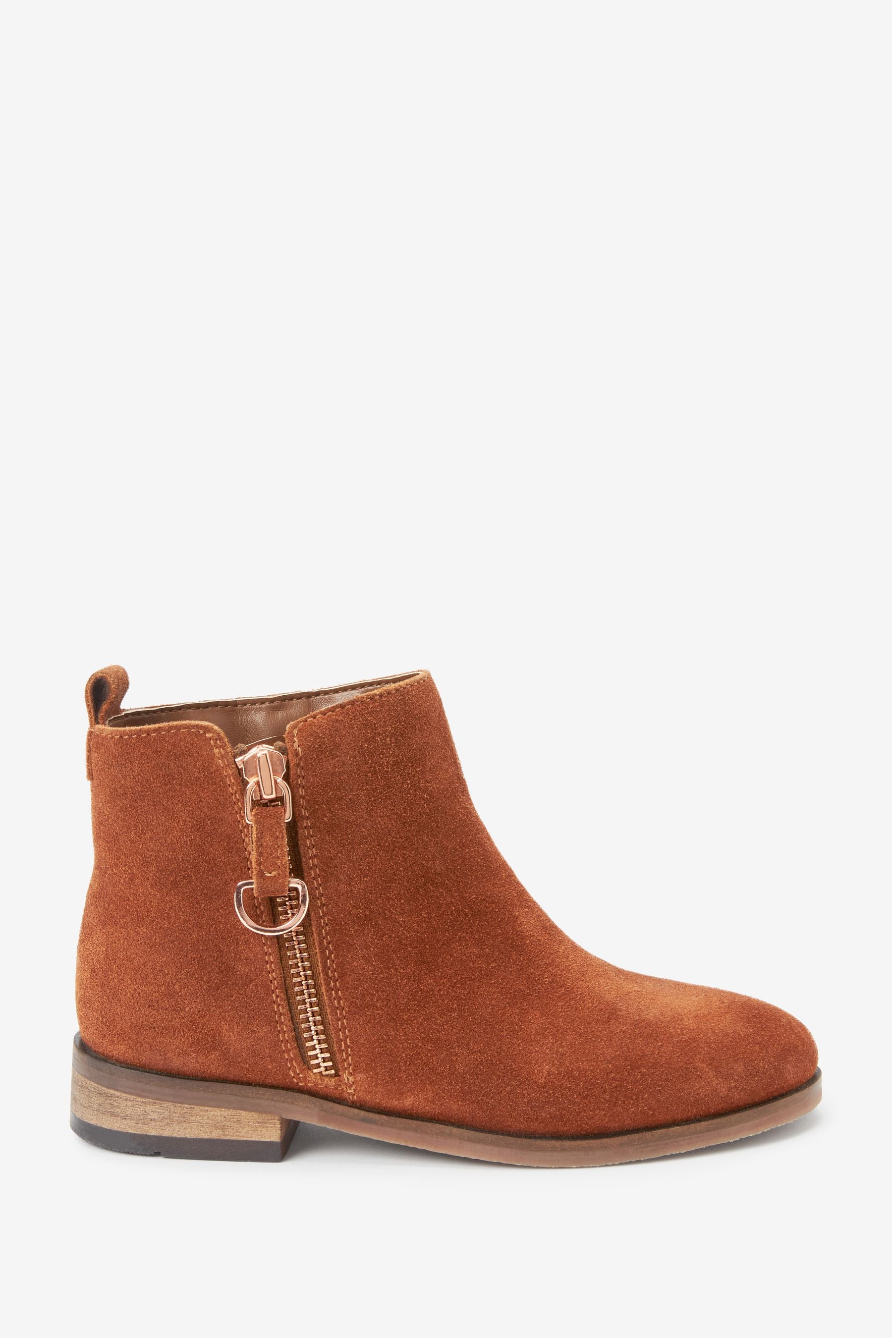 Tan Brown Suede Water Repellent Formal Boots