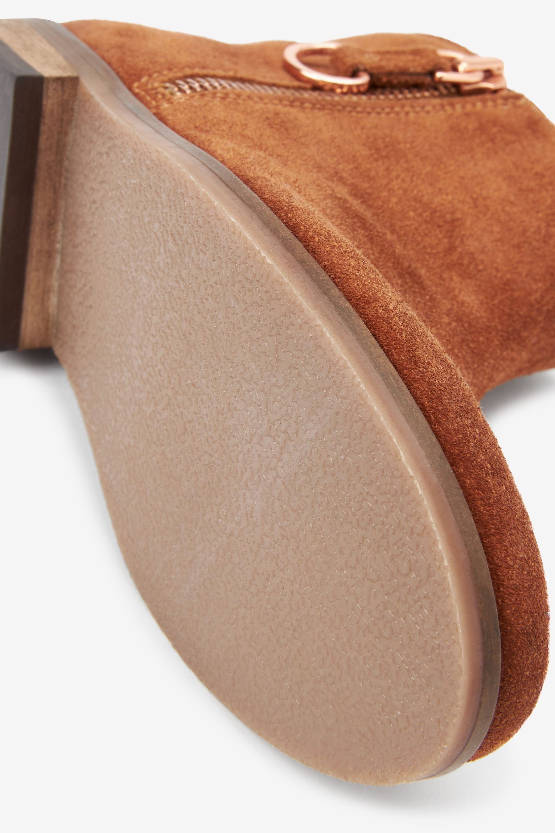 Tan Brown Suede Water Repellent Formal Boots