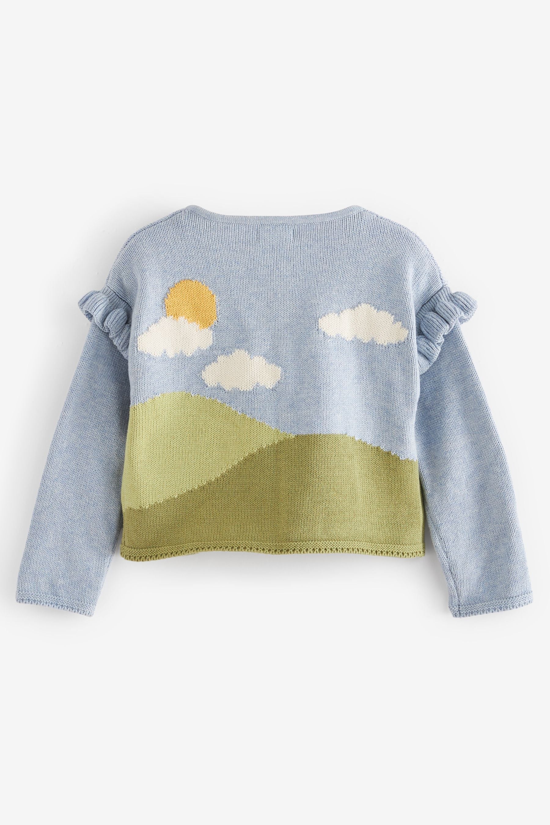 Blue Sheep Character Cardigan (3mths-7yrs)