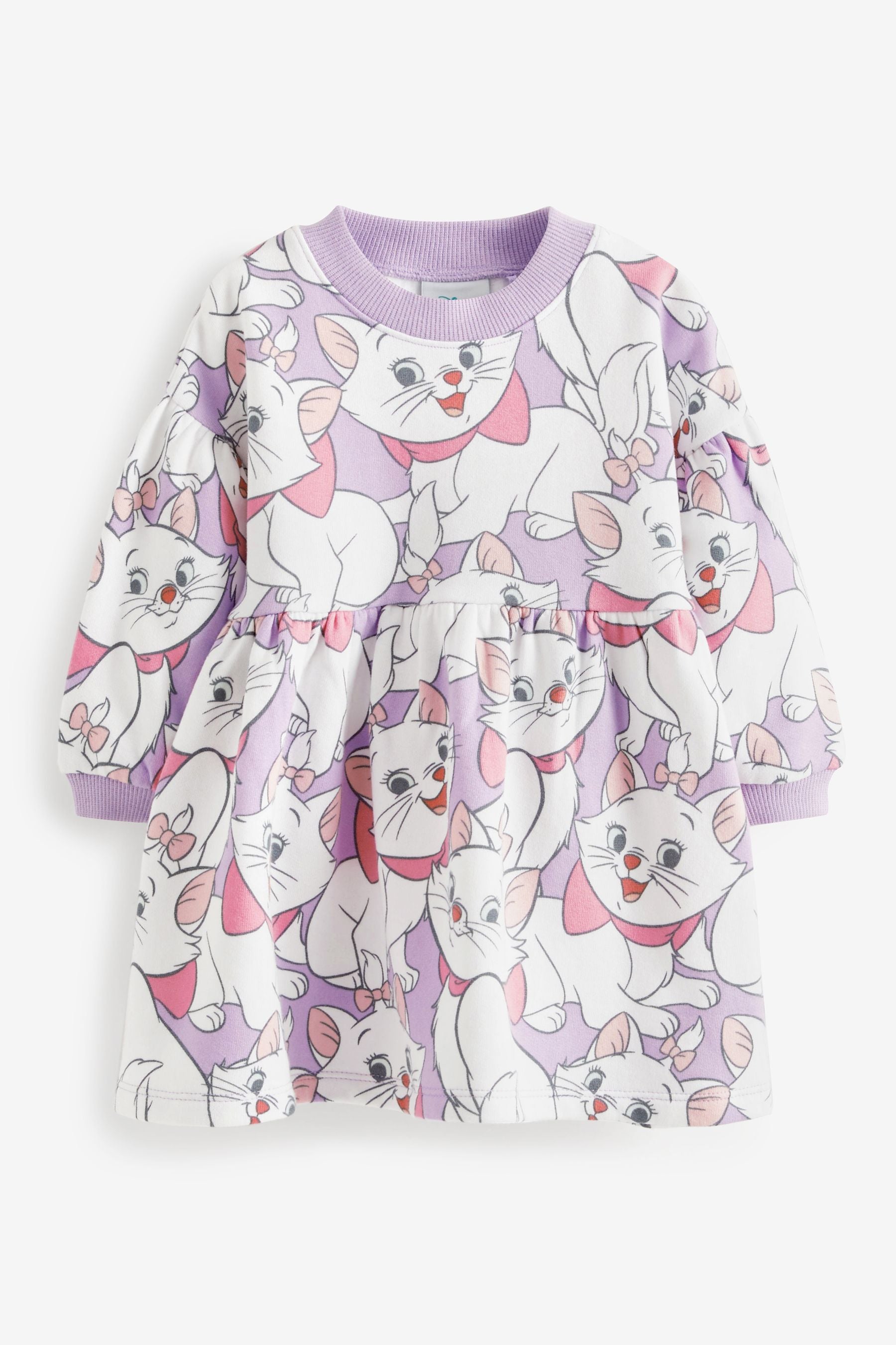 Disney Marie Lilac Purple Sweat Dress (3mths-7yrs)