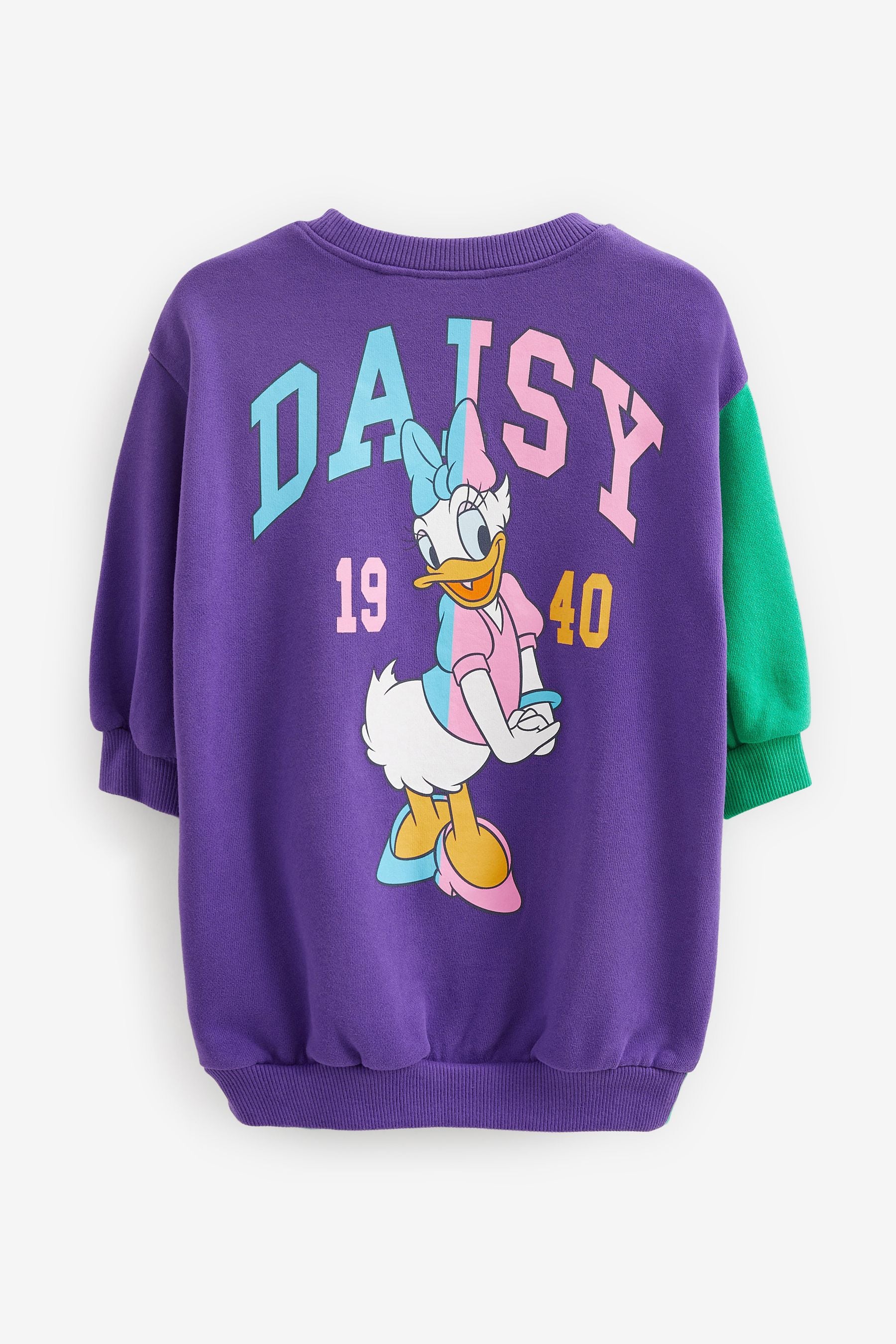 Multi Disney Daisy Duck Colourblock Sweat Dress (3mths-7yrs)