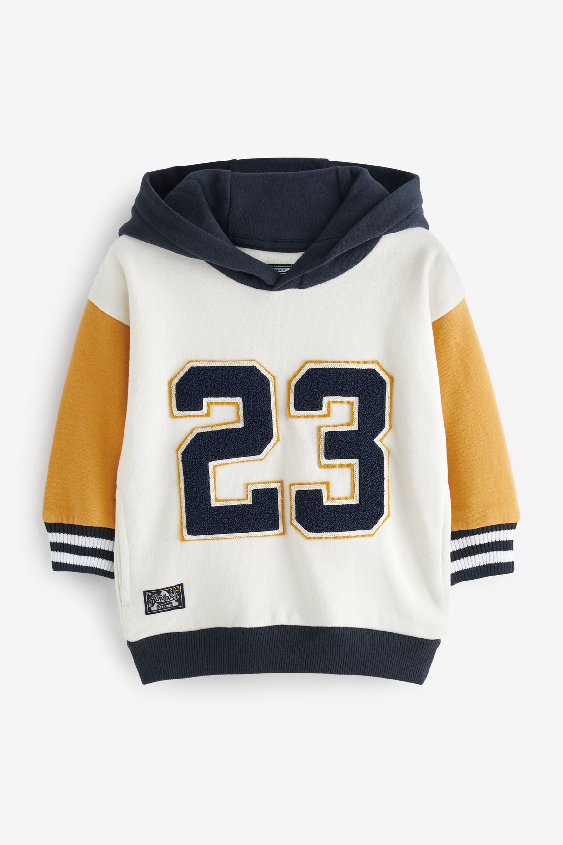 Multi Varsity Long Sleeve Jersey Hoodie (3mths-7yrs)