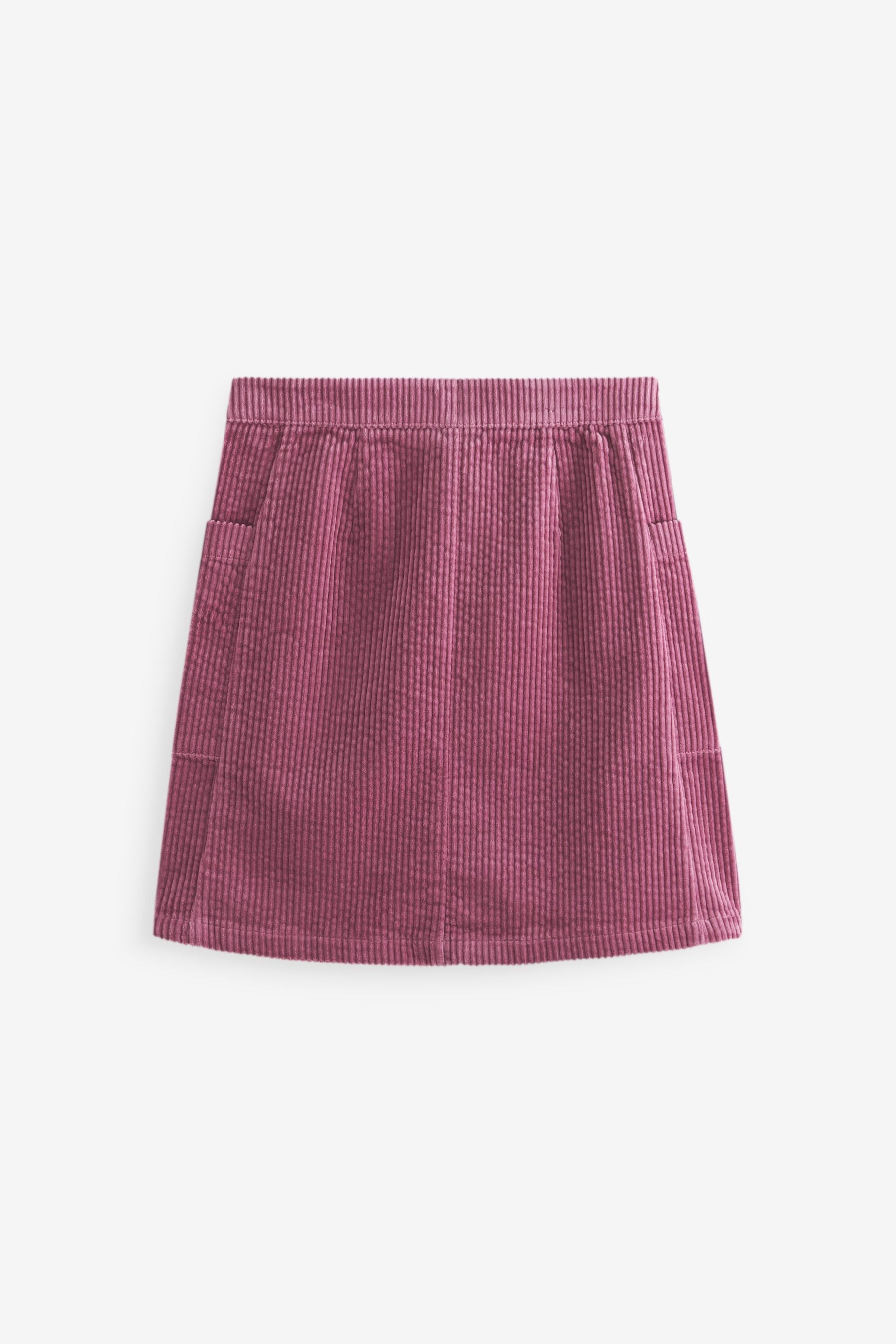 Lilac Purple Button Through Cord Skirt (3-16yrs)