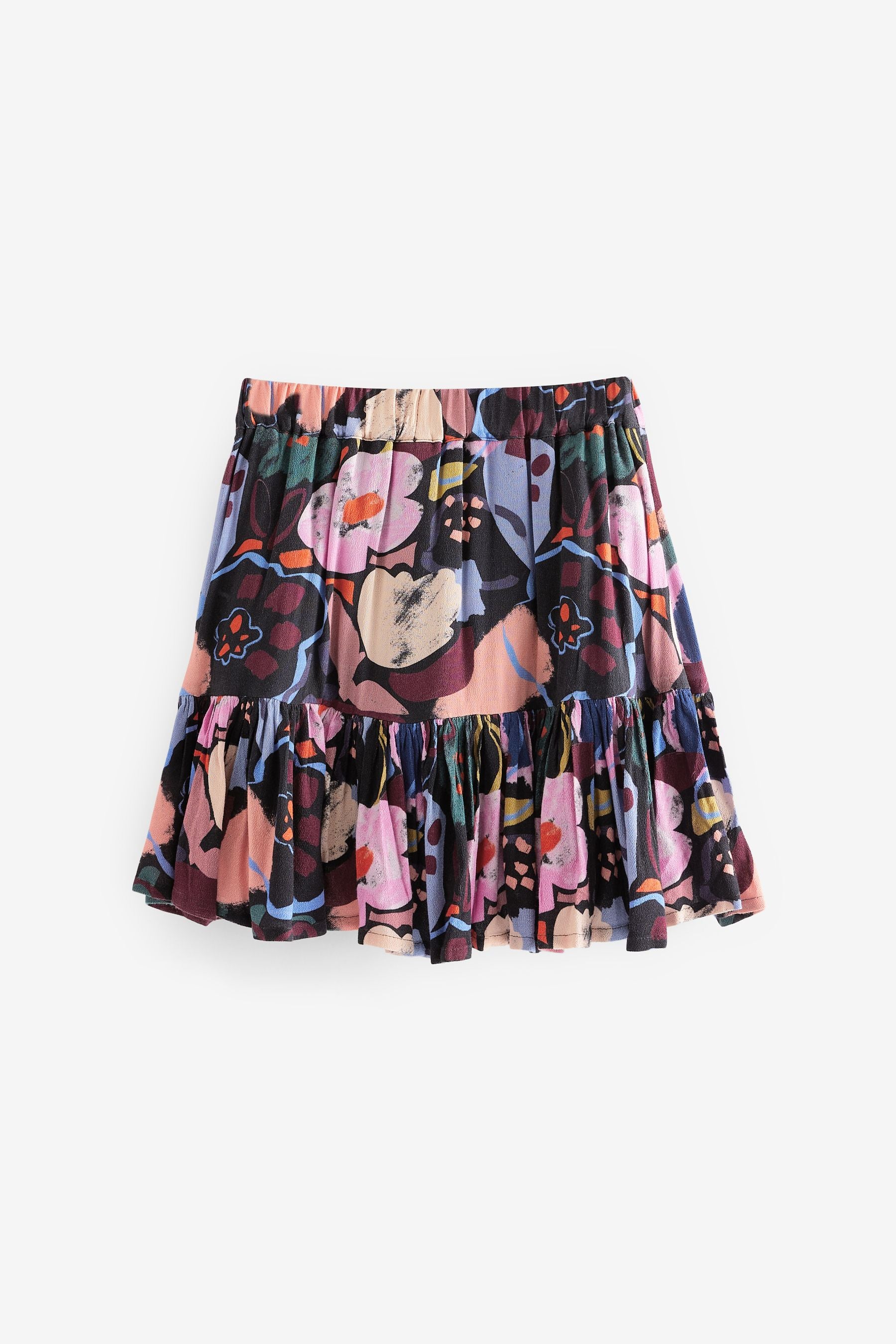 Multi Floral Tiered Skirt (3-16yrs)