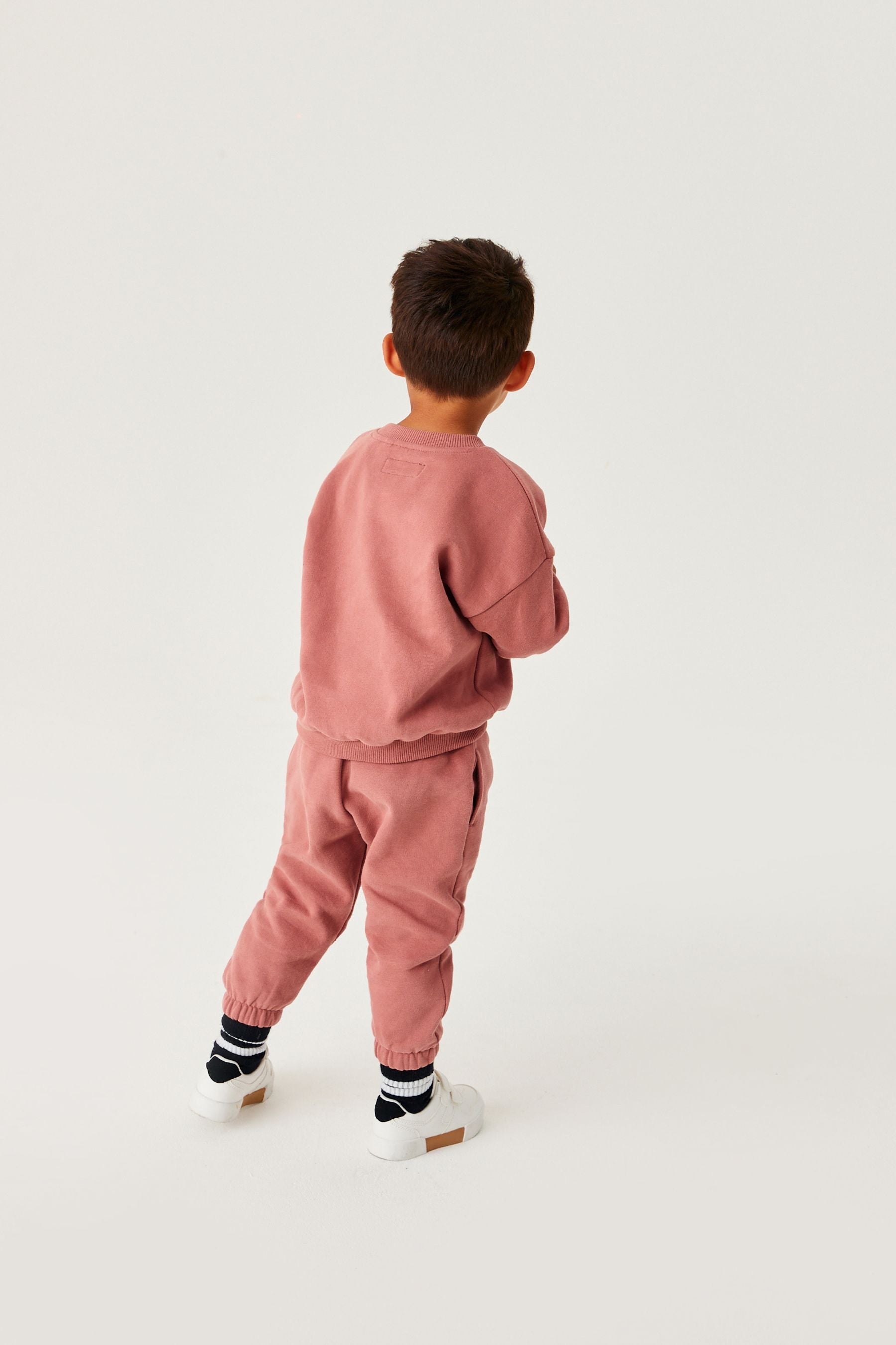 Blush Pink Oversized Sweatshirt And Joggers Set (3mths-7yrs)