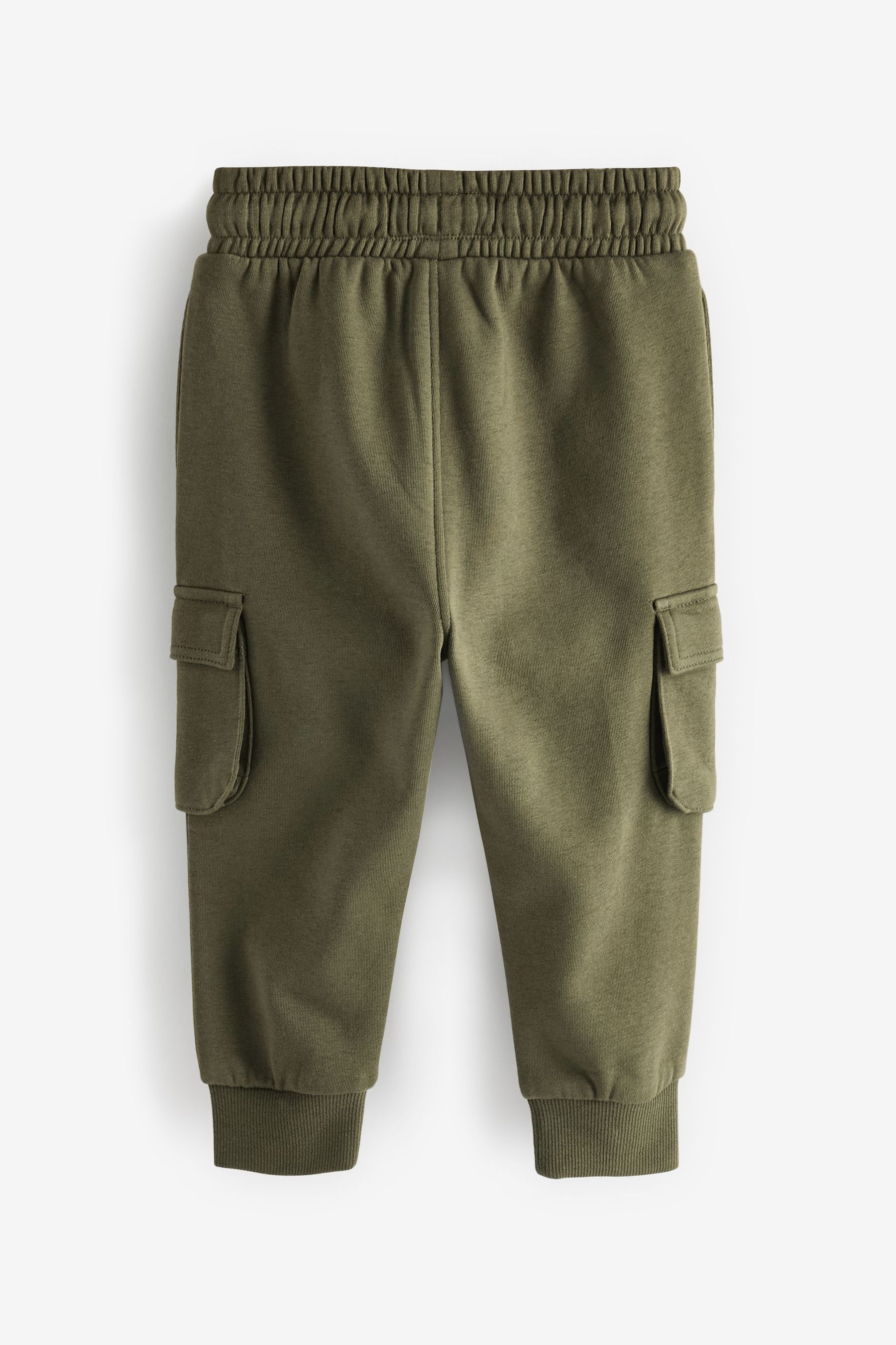 Khaki Green Jersey Utility Joggers (3mths-7yrs)