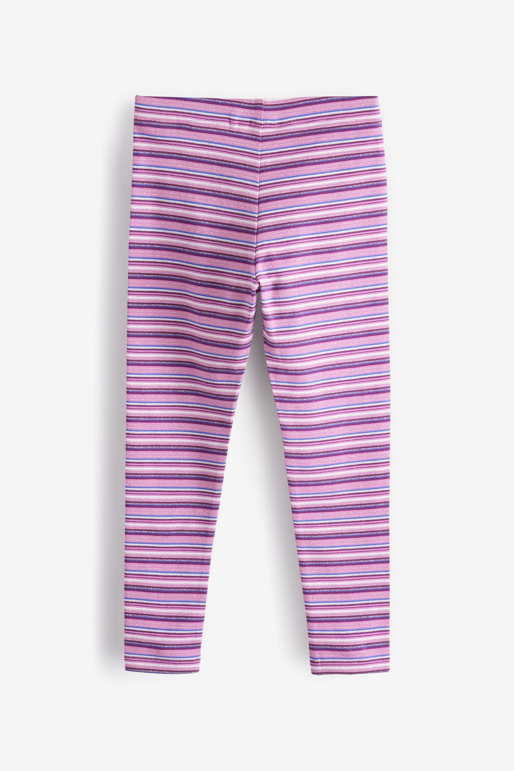 Purple Stripe Leggings (3-16yrs)