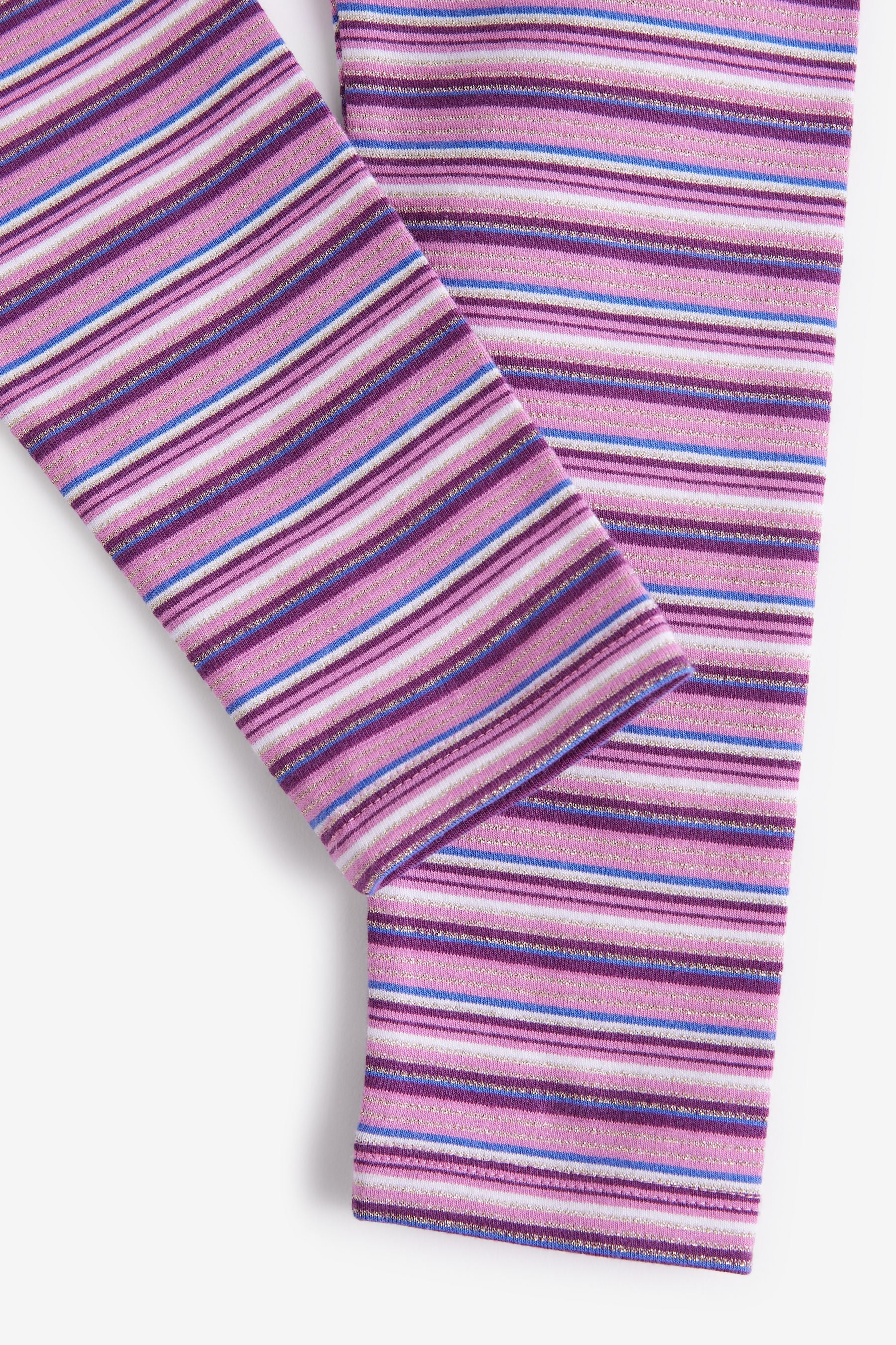 Purple Stripe Leggings (3-16yrs)