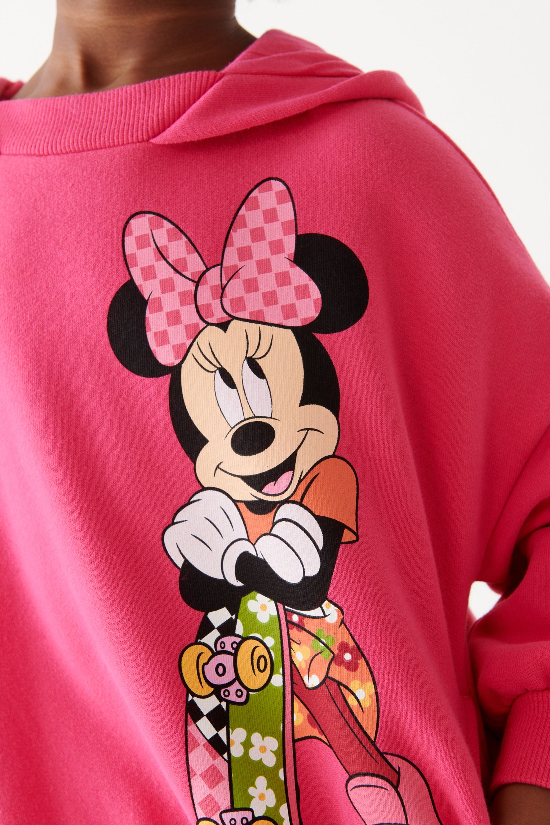 Pink LICENSE MINNIE MOUSE Hoodie (3-16yrs)