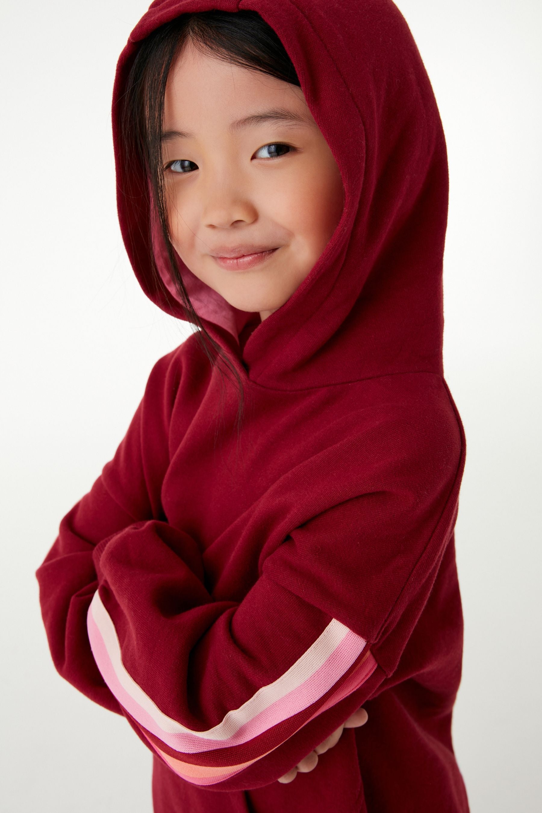 Red/Pink Butterfly Next Hoodie And Sports Leggings Set (3-16yrs)