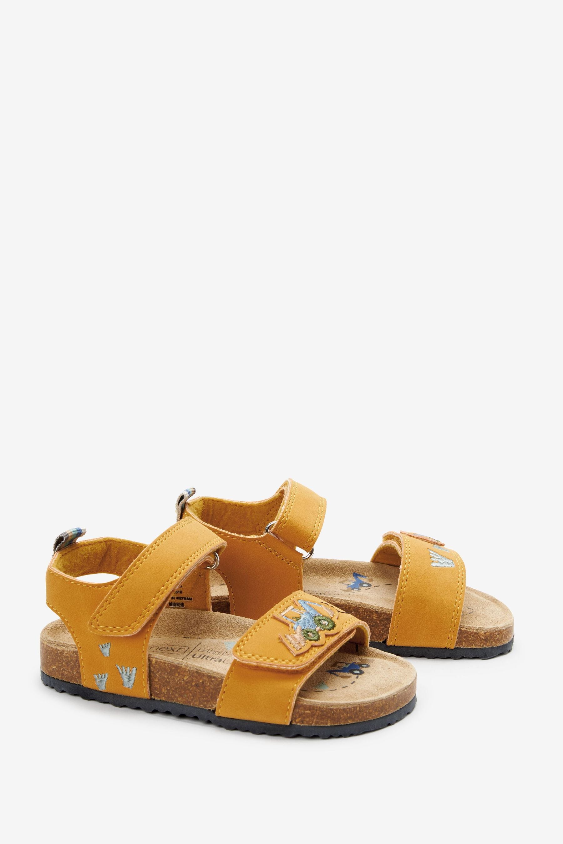 Yellow Tractor Corkbed Comfort Sandals