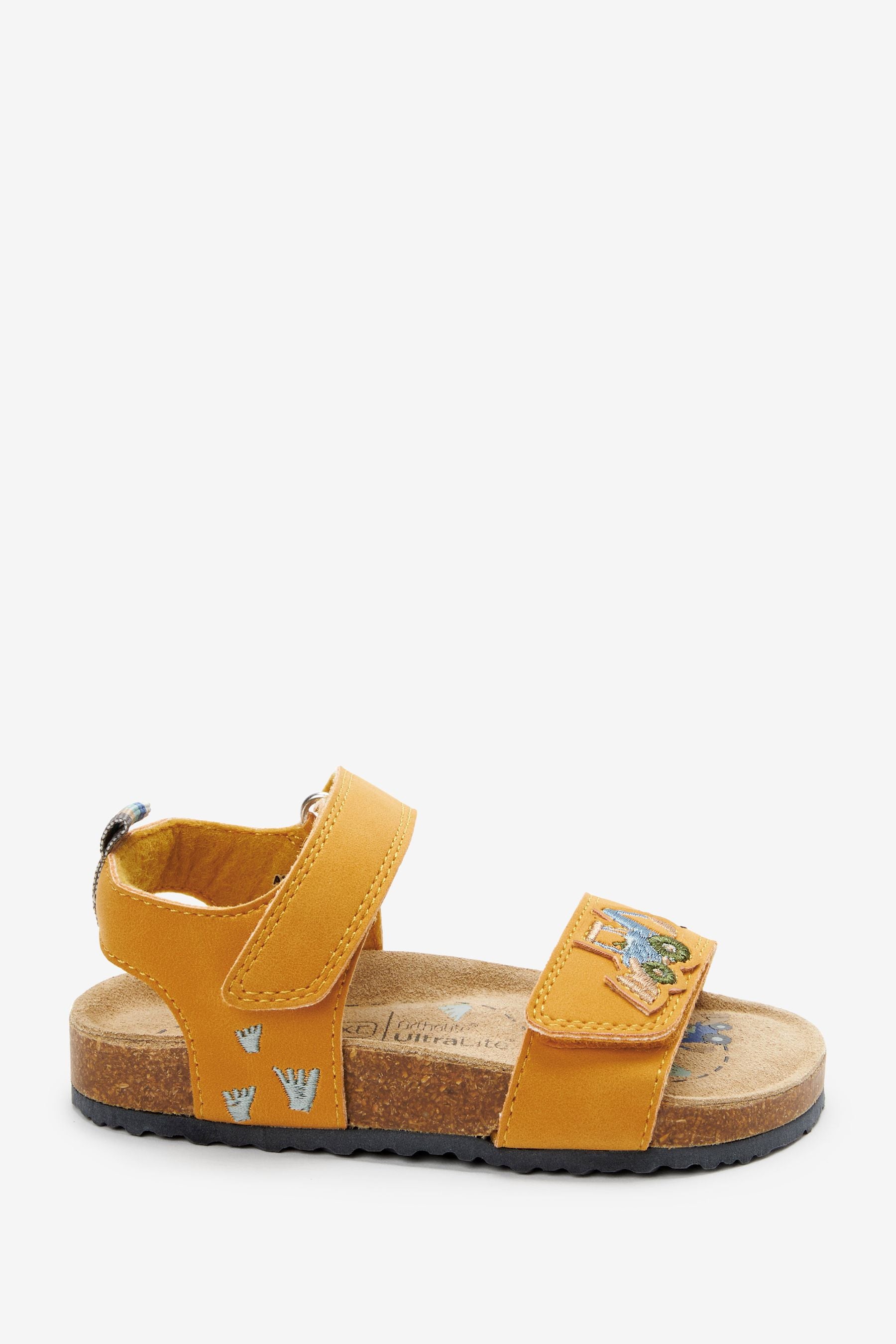 Yellow Tractor Corkbed Comfort Sandals