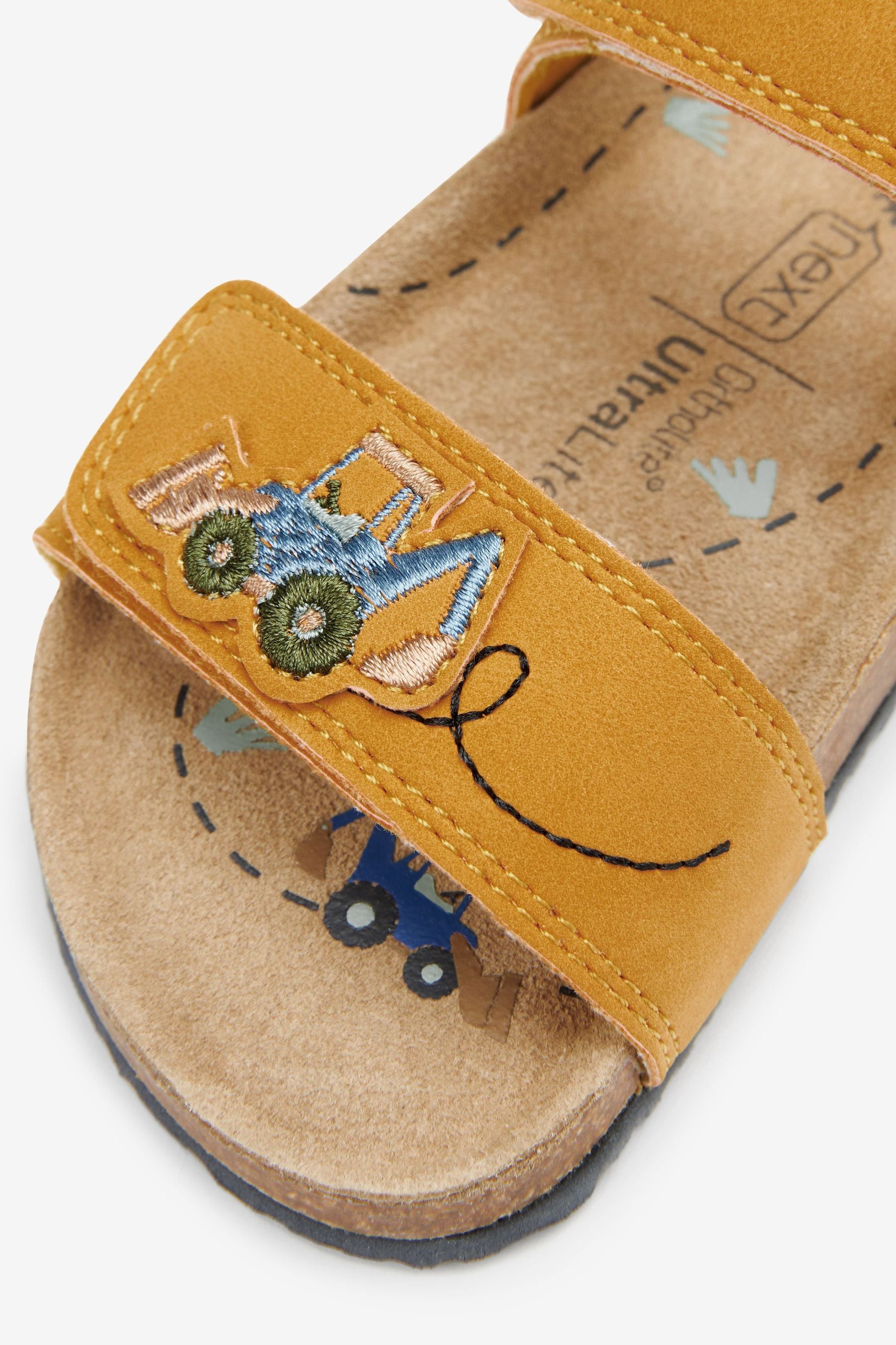 Yellow Tractor Corkbed Comfort Sandals