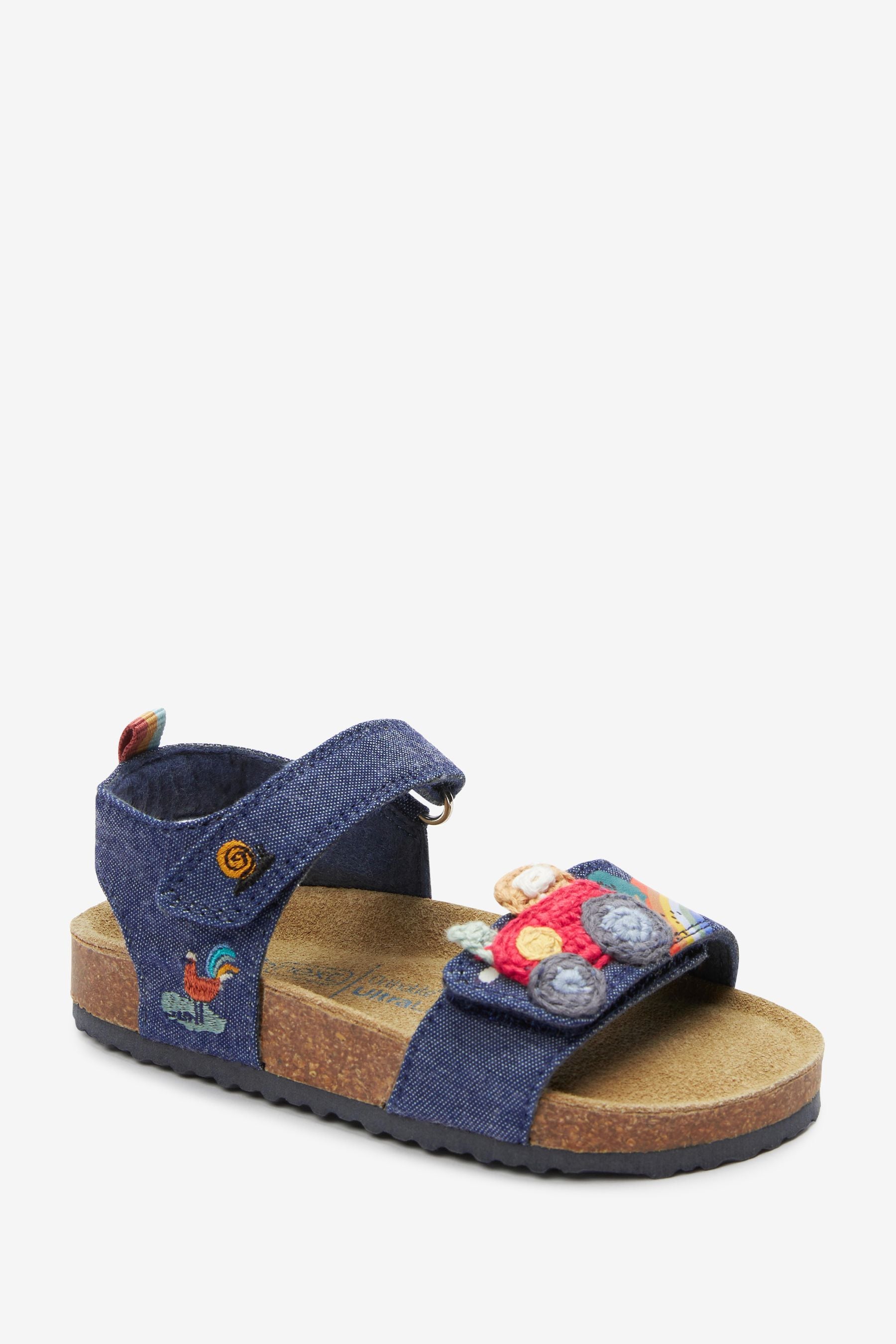 Blue Tractor Corkbed Comfort Sandals