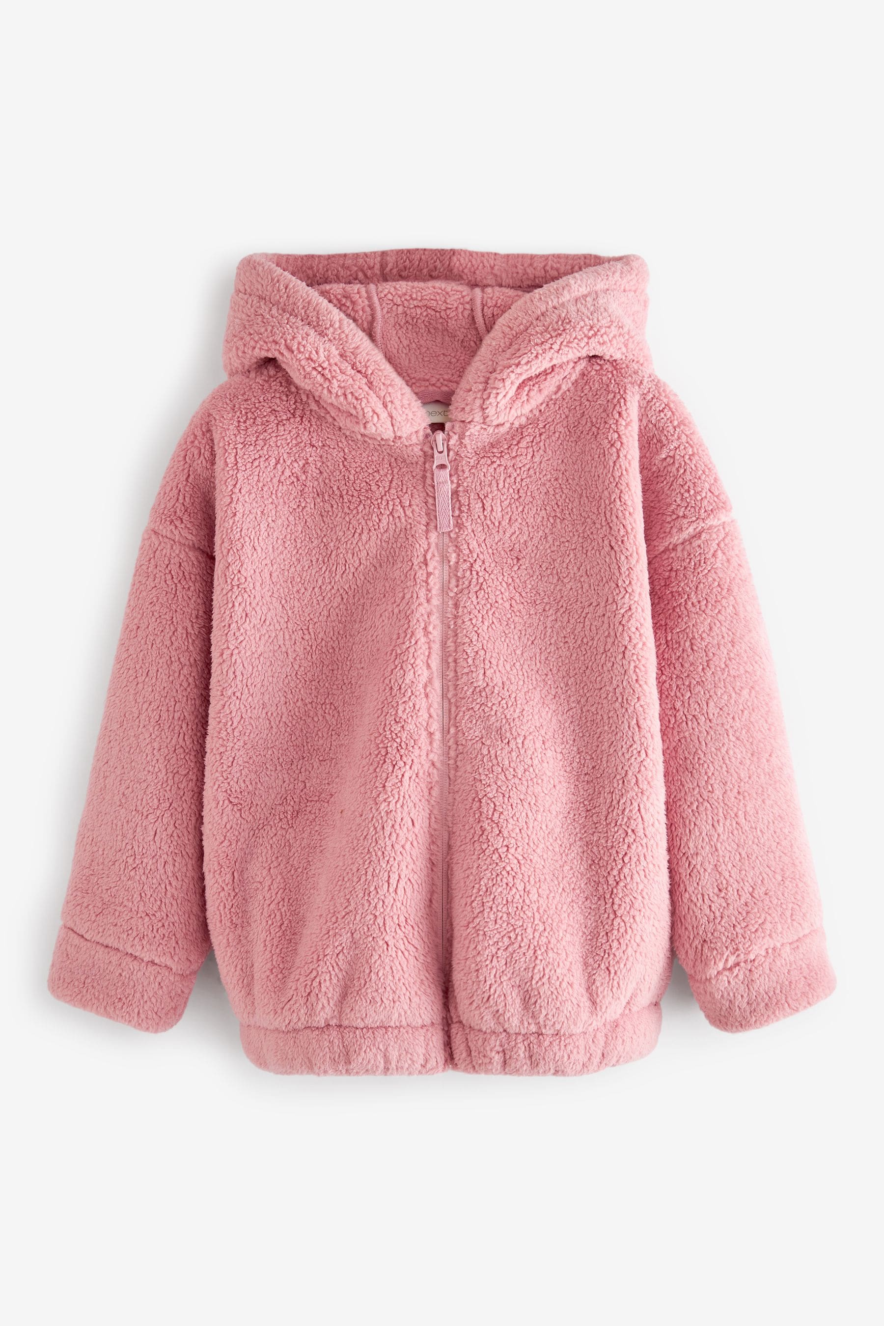 Pink Fleece Zip Hoodie Jacket (3-16yrs)