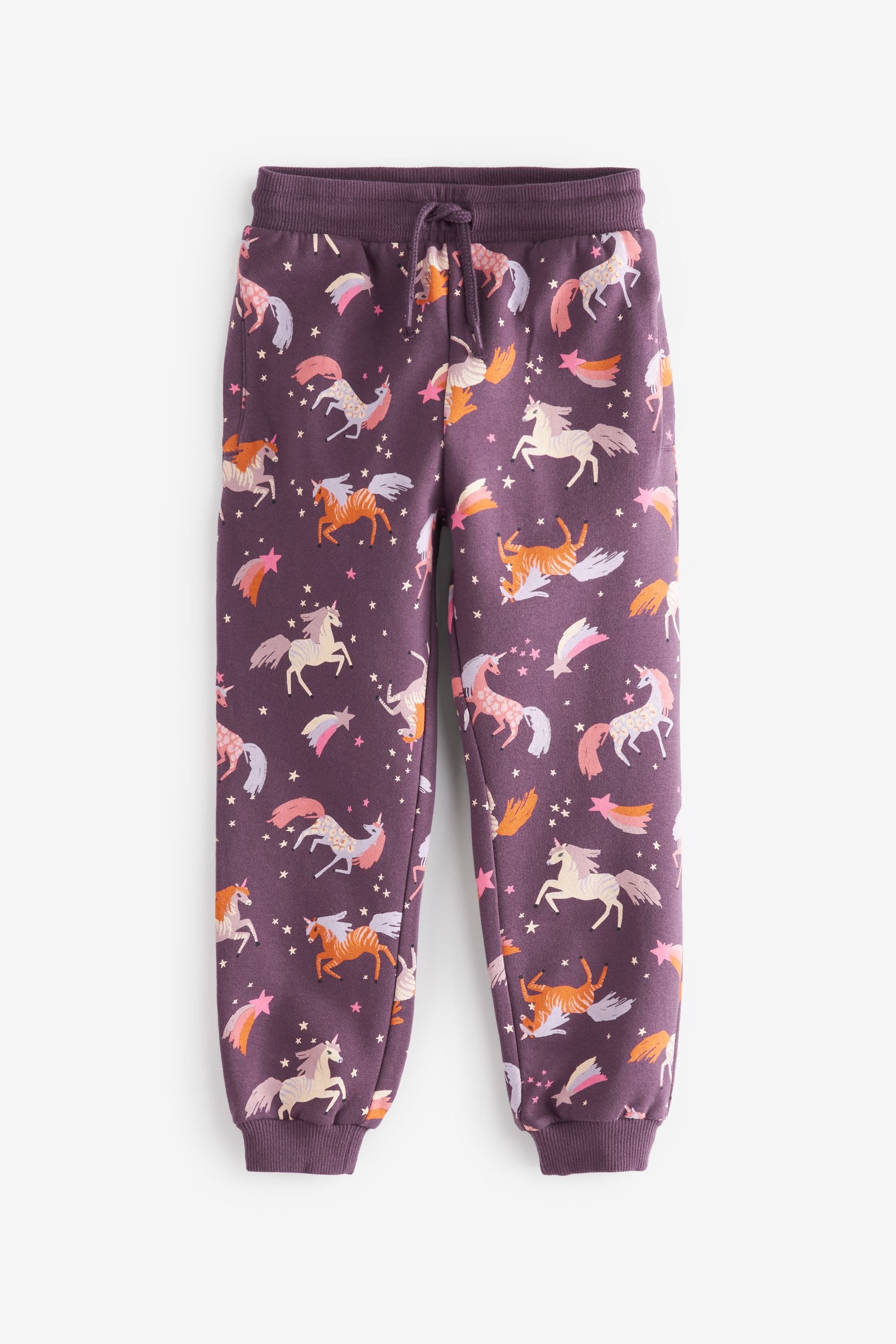 Purple Unicorn Joggers (3-16yrs)