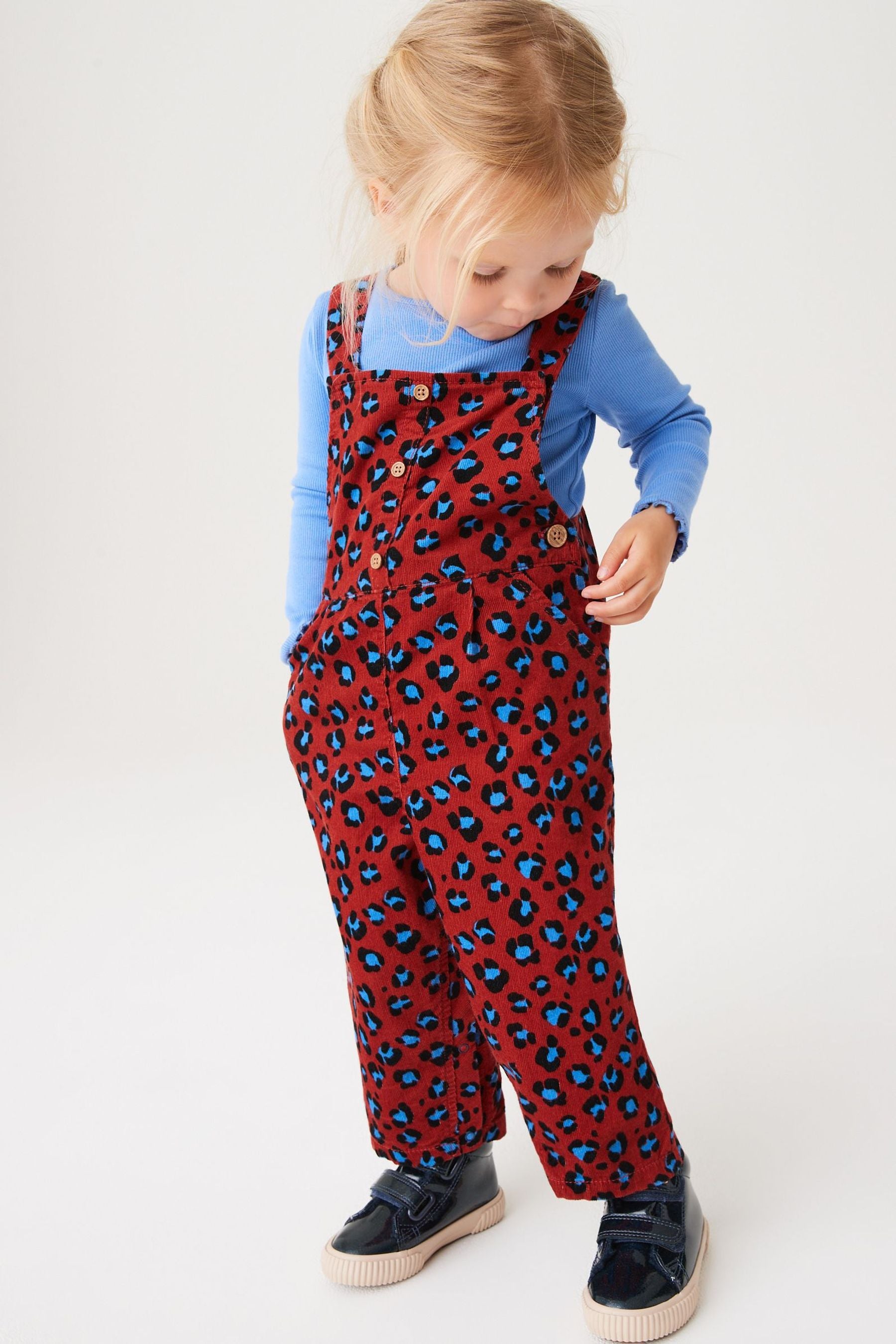 Red Cord Dungarees (3mths-7yrs)