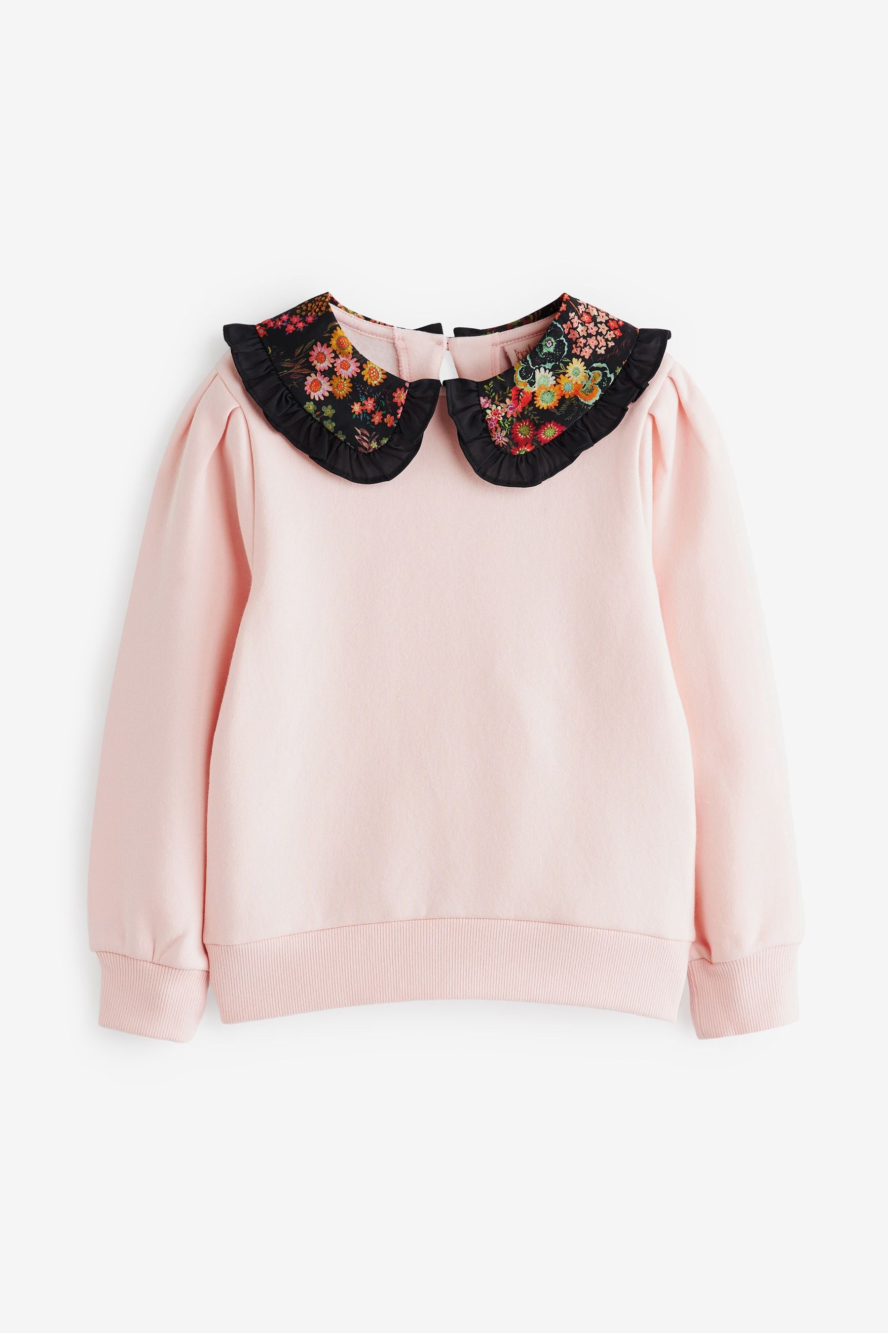 Pink Baker by Ted Baker Pink Frill Collared Sweat Top