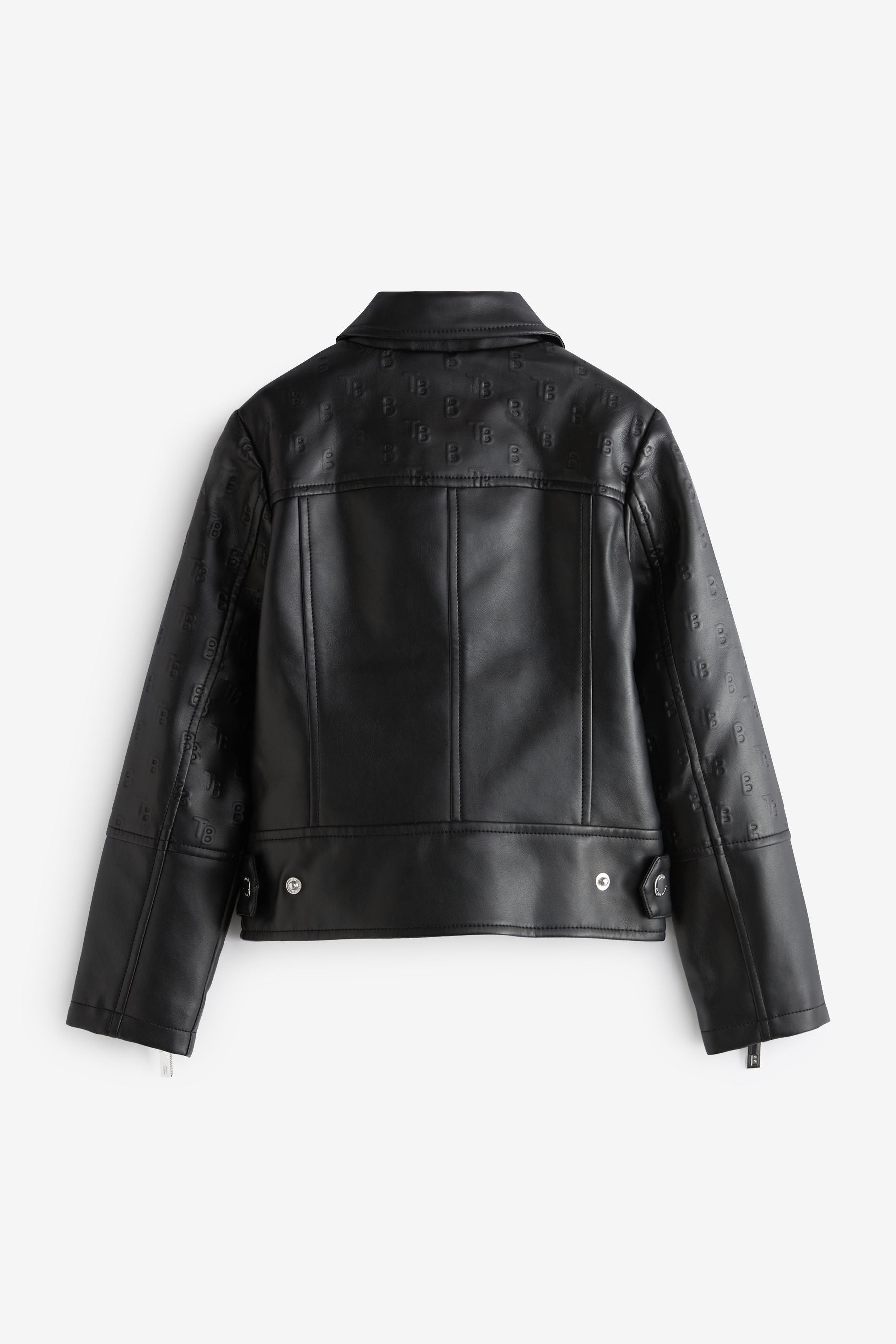 Black Baker by Ted Baker Black PU Biker Jacket