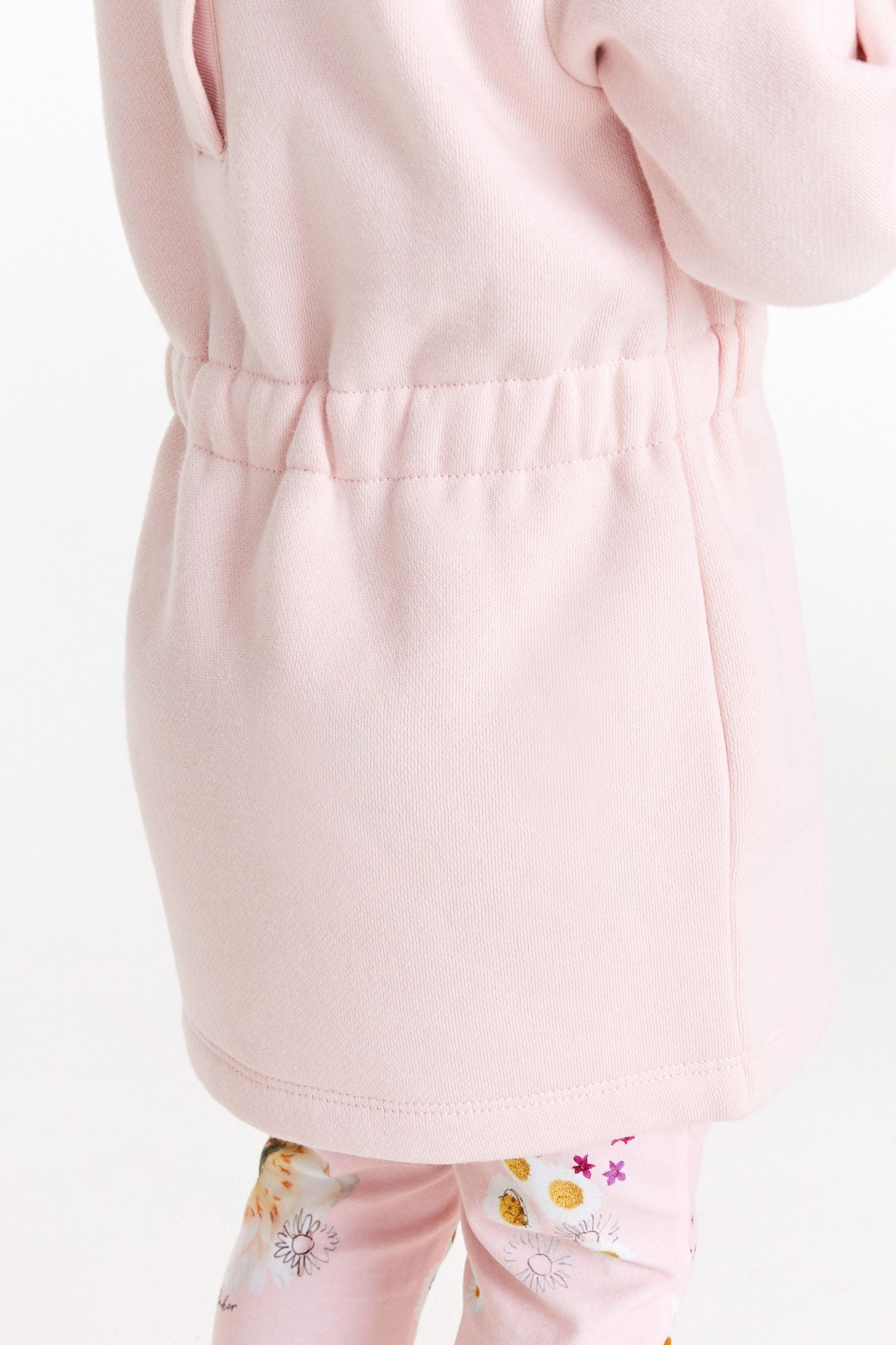 Baker by Ted Baker Pink Longline Sweater And Leggings Set