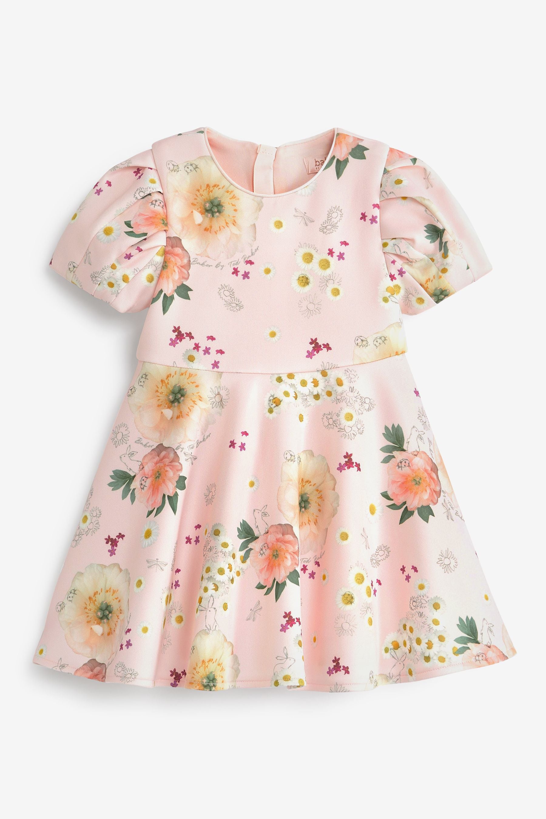 Baker by Ted Baker Pink Floral Scuba Dress