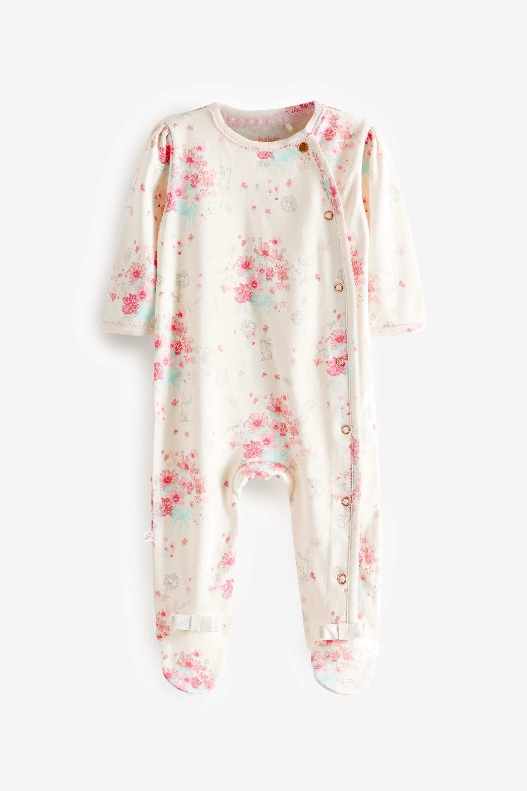 White Baker by Ted Baker Sleepsuit and Hat Set