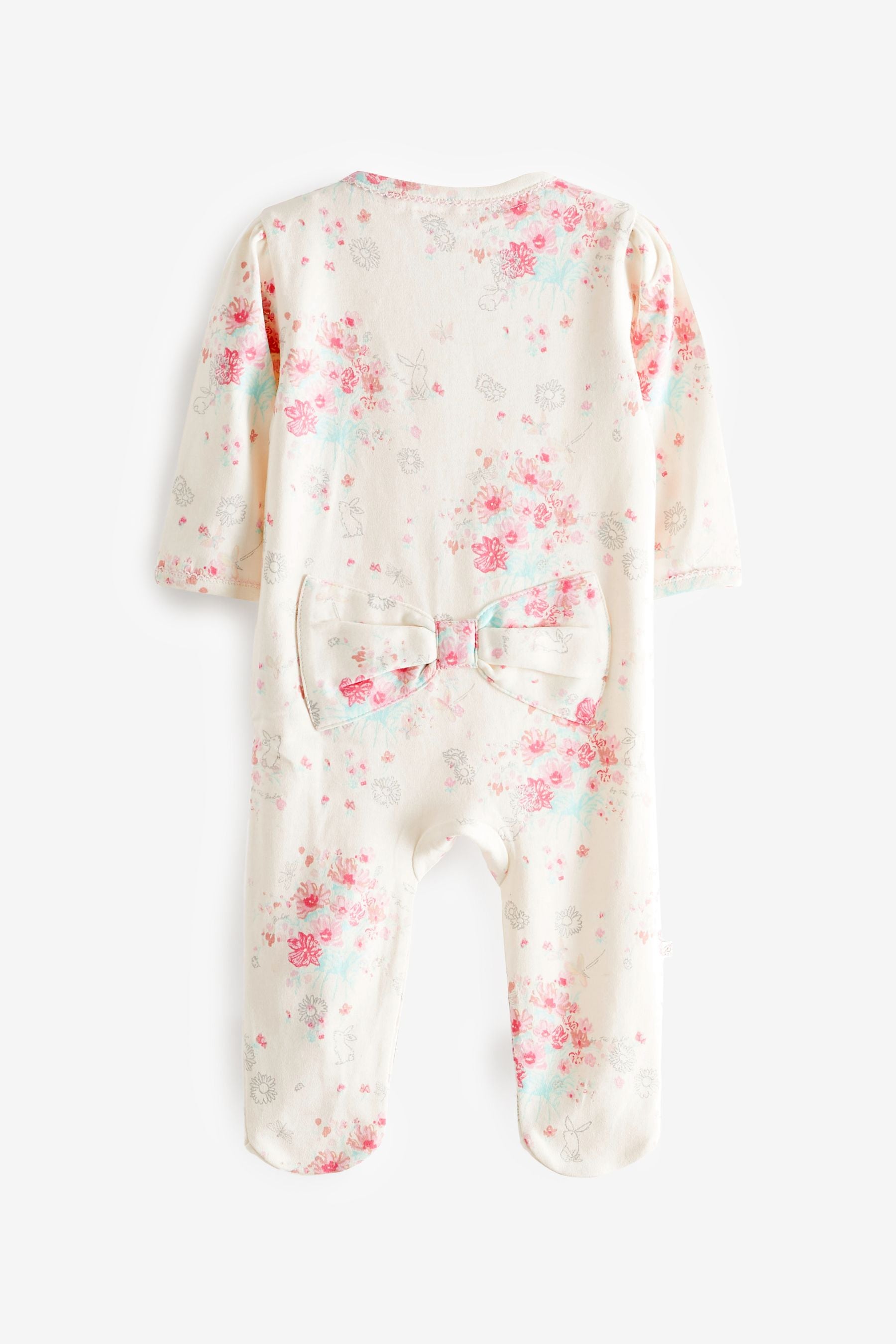 White Baker by Ted Baker Sleepsuit and Hat Set